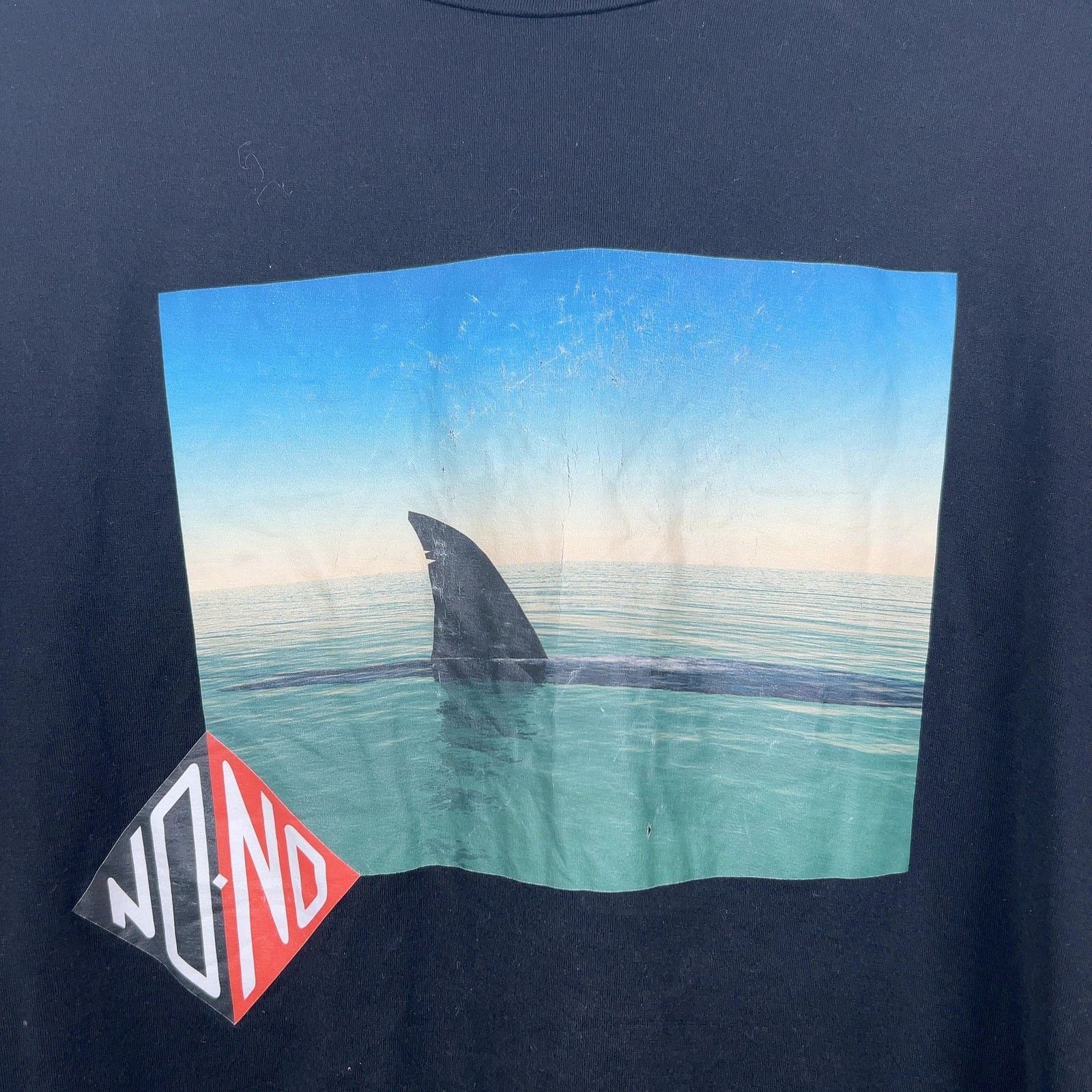 Raf Simons Raf Simons 'Shark Fin' Graphic T-Shirt Size US M / EU 48-50 / 2 - 2 Thumbnail