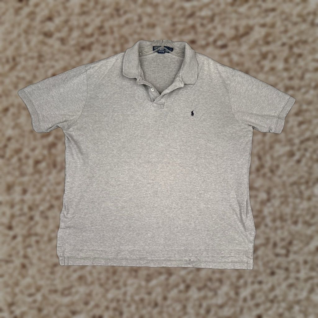 Ralph Lauren VINTAGE Ralph Lauren Polo Shirt Men XL Gray 100% Cotton Polo Shirt Men XL Gray 100% Cotton Polo Size US XL / EU 56 / 4 - 1 Thumbnail