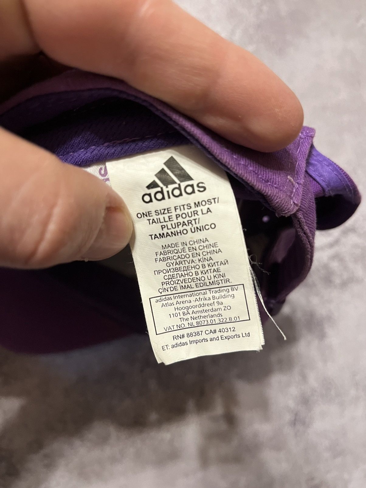 Adidas 2016/2017 Real Madrid Adidas violet cap Size ONE SIZE - 6 Thumbnail