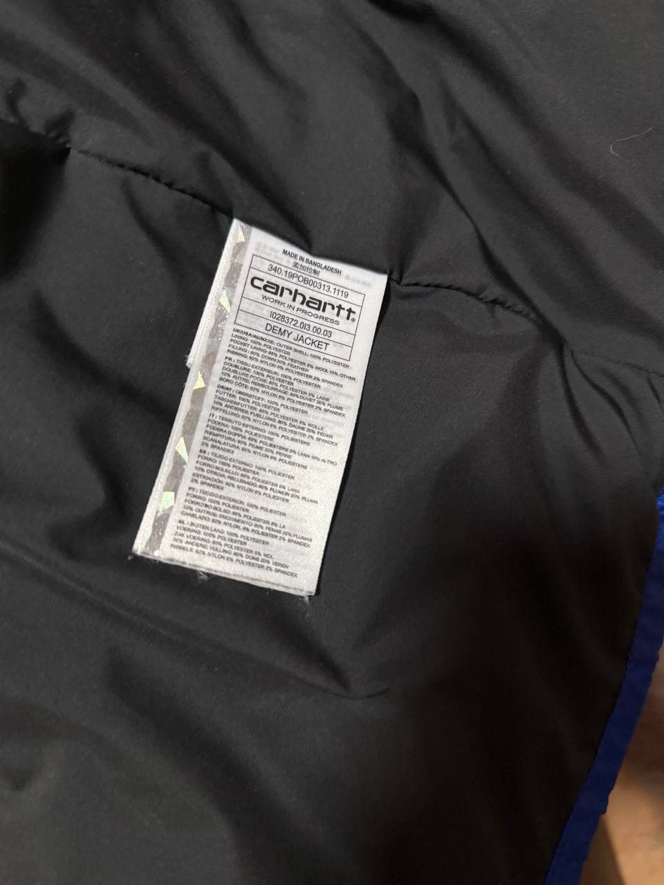 Carhartt Carhartt WIP Down Feather Blue Demy Jacket 80/20 Size XS / US 0-2 / IT 36-38 - 9 Thumbnail