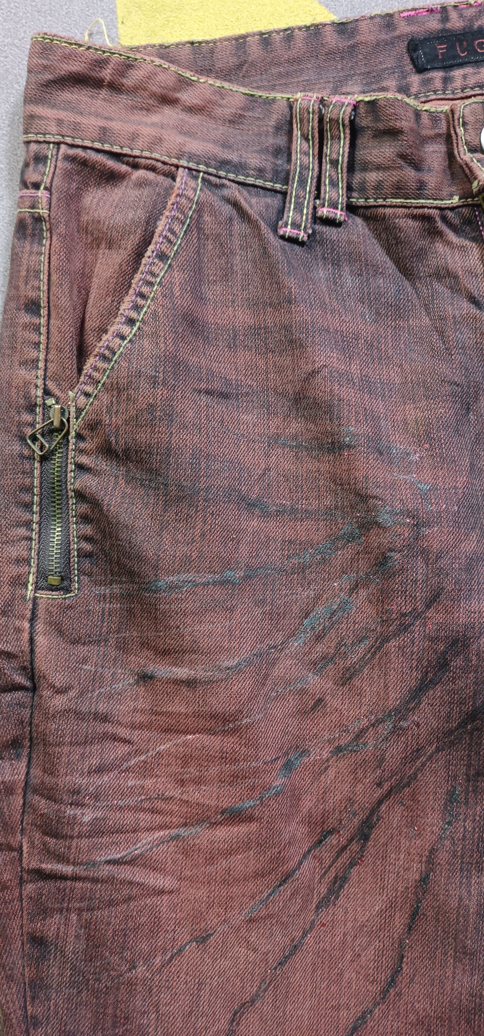 GOSTAR DE FUGA 💥FLARE💥ARCHIVAL FUGA Sick Natural Fades Flare Denim Size US 32 / EU 48 - 14 Thumbnail
