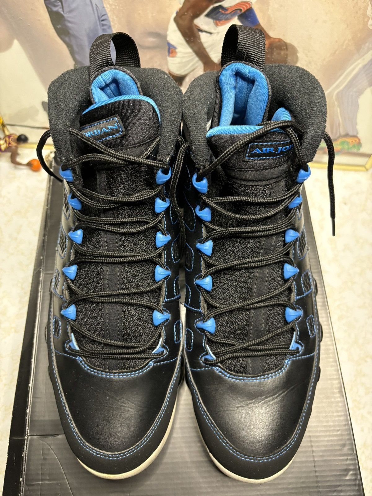 Jordan Brand Air Jordan 9 Retro photo blue Size US 10 / EU 43 - 2 Thumbnail