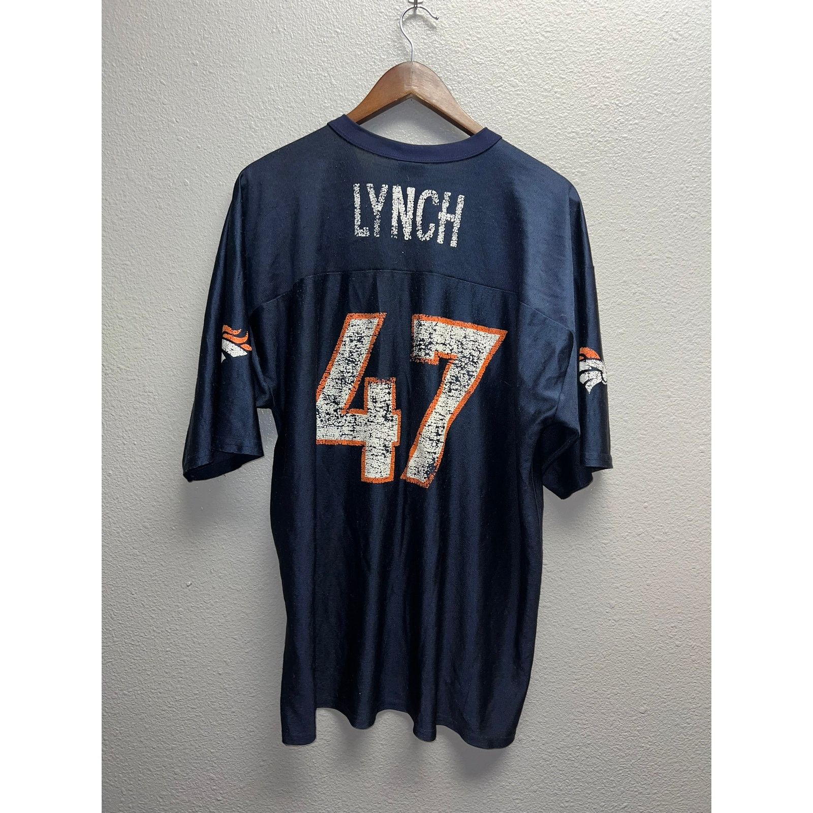 NFL Vintage Denver Broncos Jersey John Lynch #47 Worn Top XL Size US XL / EU 56 / 4 - 6 Thumbnail