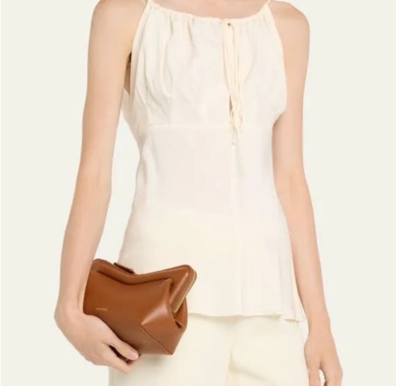 Mansur Gavriel Mansur Gavriel Mini M Frame Leather Crossbody Bag Size ONE SIZE - 2 Thumbnail