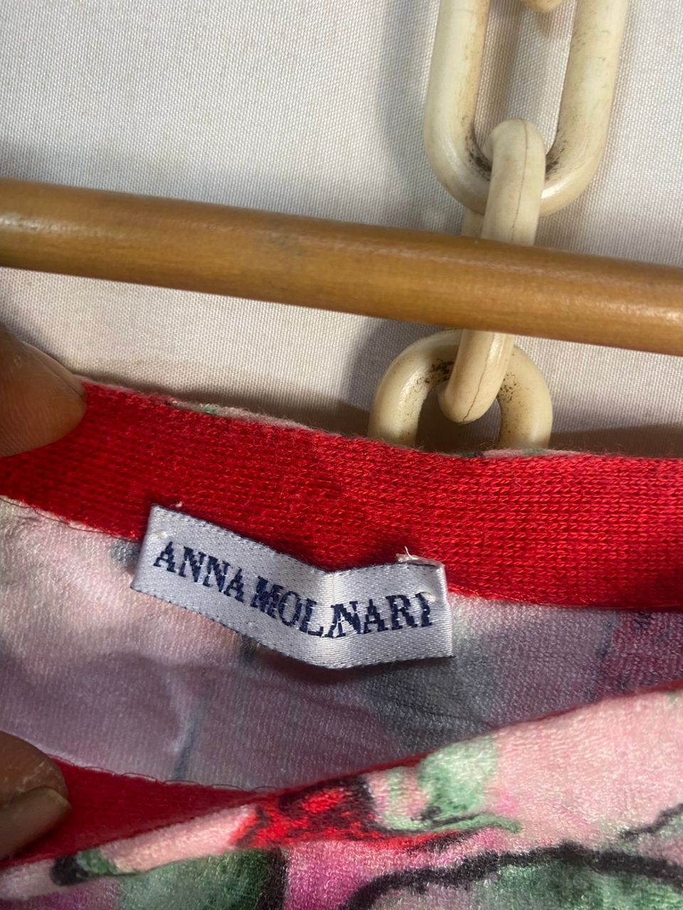 Anna Molinari Vintage Anna molinari fullprint crop shirt Size S / US 4 / IT 40 - 6 Thumbnail