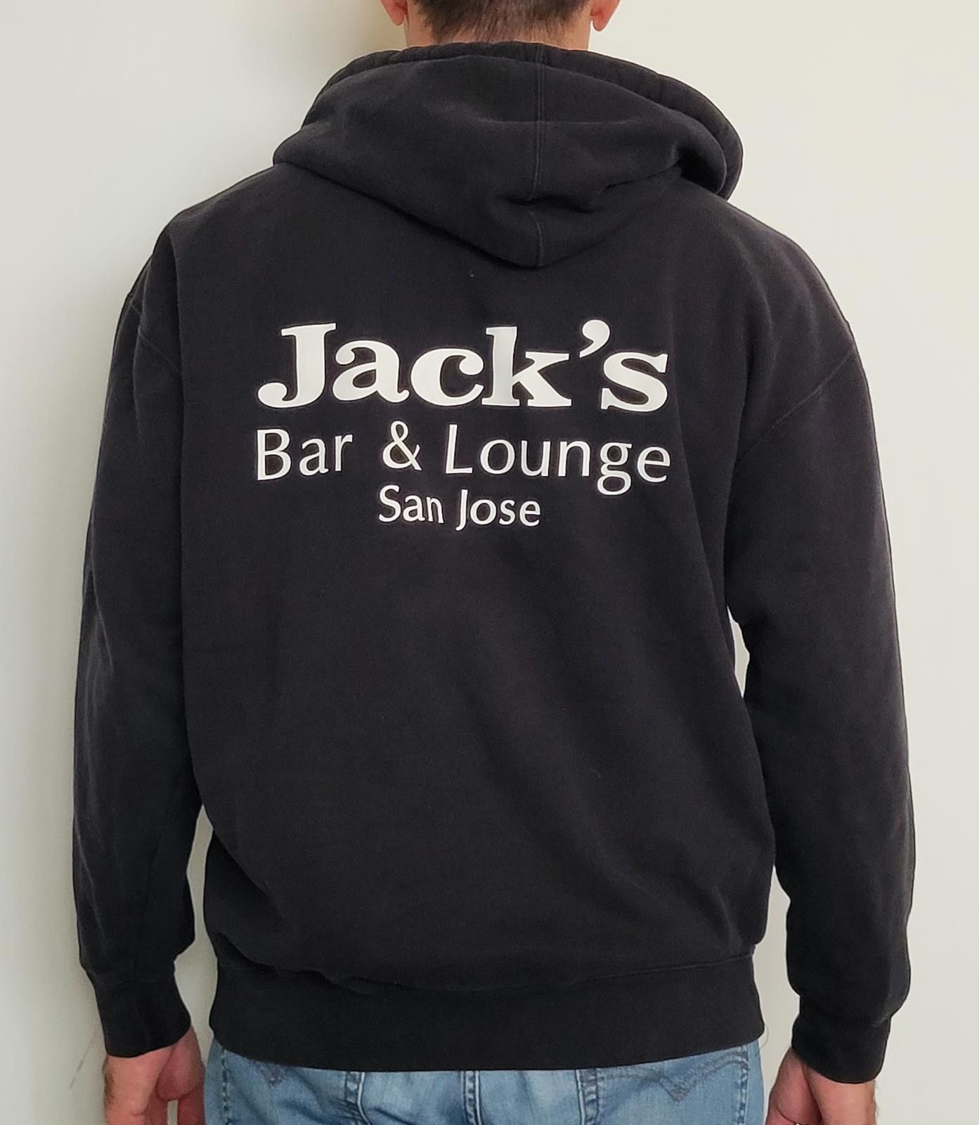 Other Jack's Bar & Lounge San Jose Men's Large Black Zip Hoodie Size US L / EU 52-54 / 3 - 1 Thumbnail
