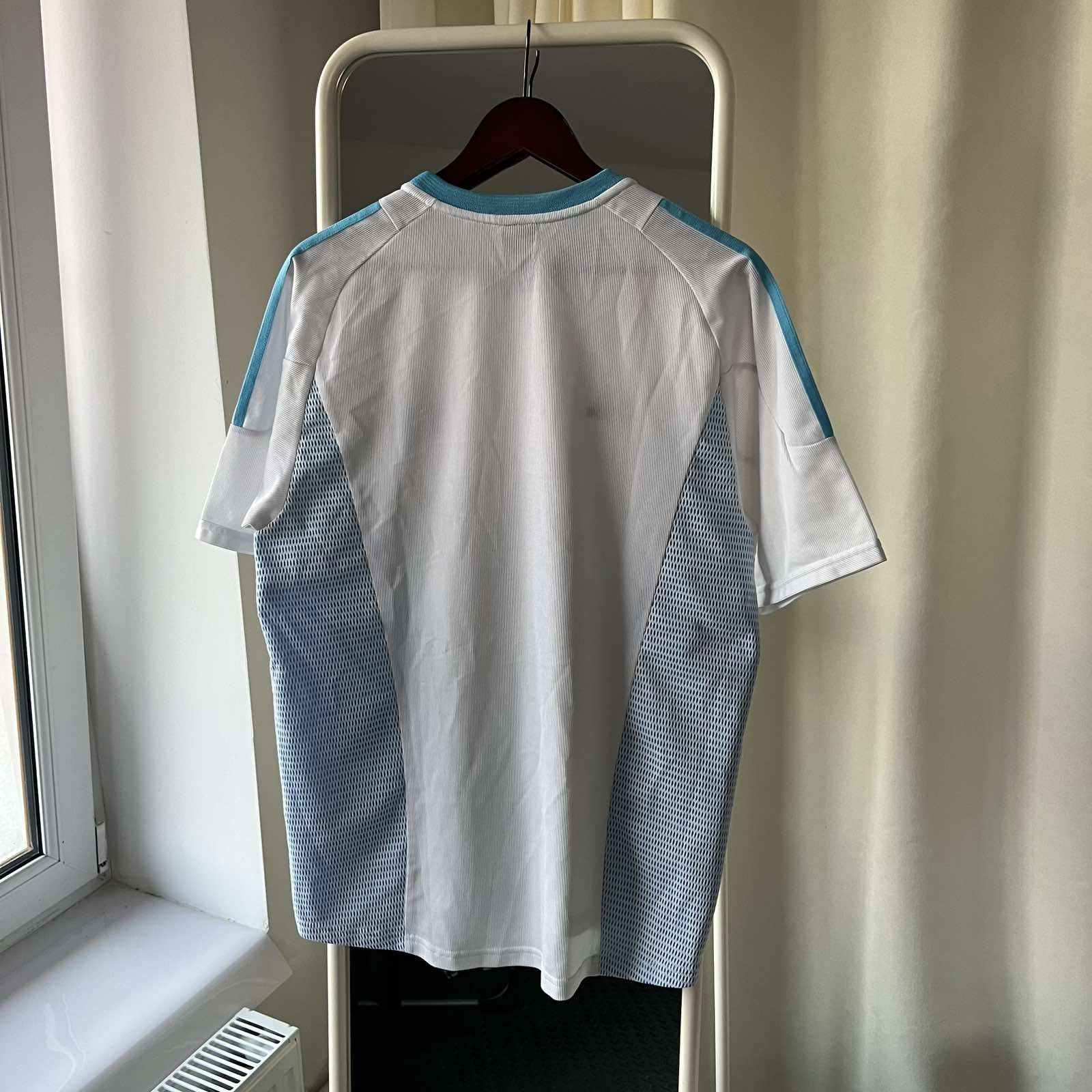 Vintage Rare Adidas Olympique Marseille 2002 away soccer jersey Sz M Size US M / EU 48-50 / 2 - 2 Thumbnail