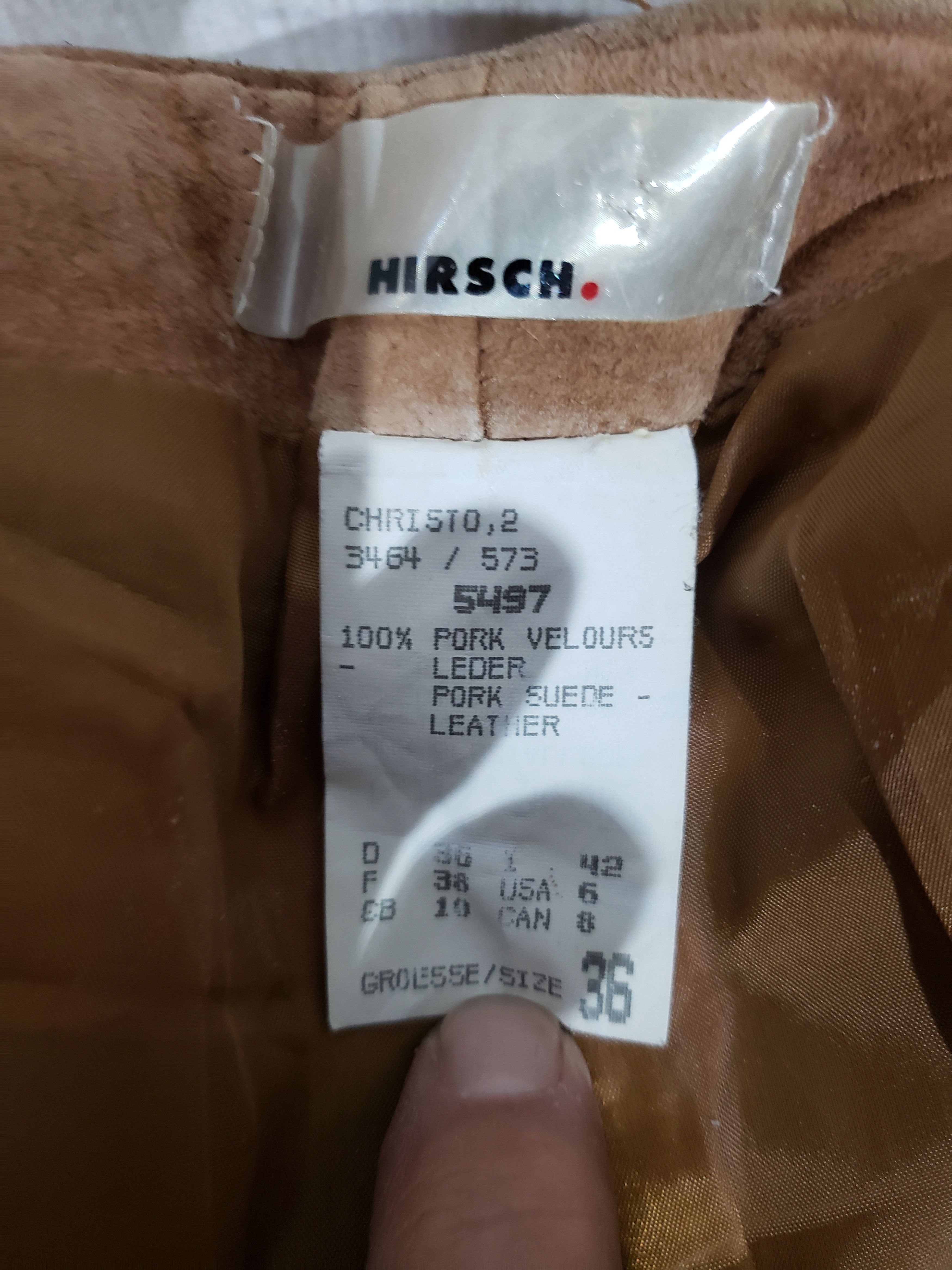 Genuine Leather Women's pants made of genuine leather. Size 30" / US 8 / IT 44 - 8 Thumbnail