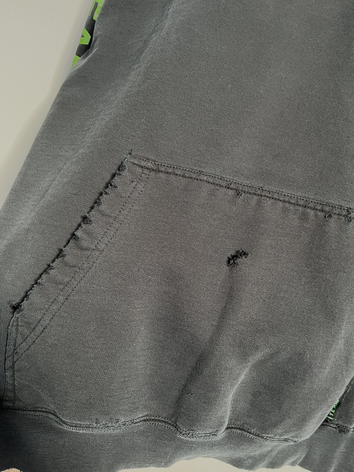 Unsound Rags × Vintage Crazy Vintage Kawasaki Hoodie Thrashed Size US L / EU 52-54 / 3 - 10 Thumbnail