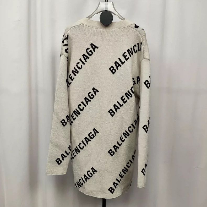Balenciaga Balenciaga Knitted cardigan sweater full of logo Size US XS / EU 42 / 0 - 3 Thumbnail