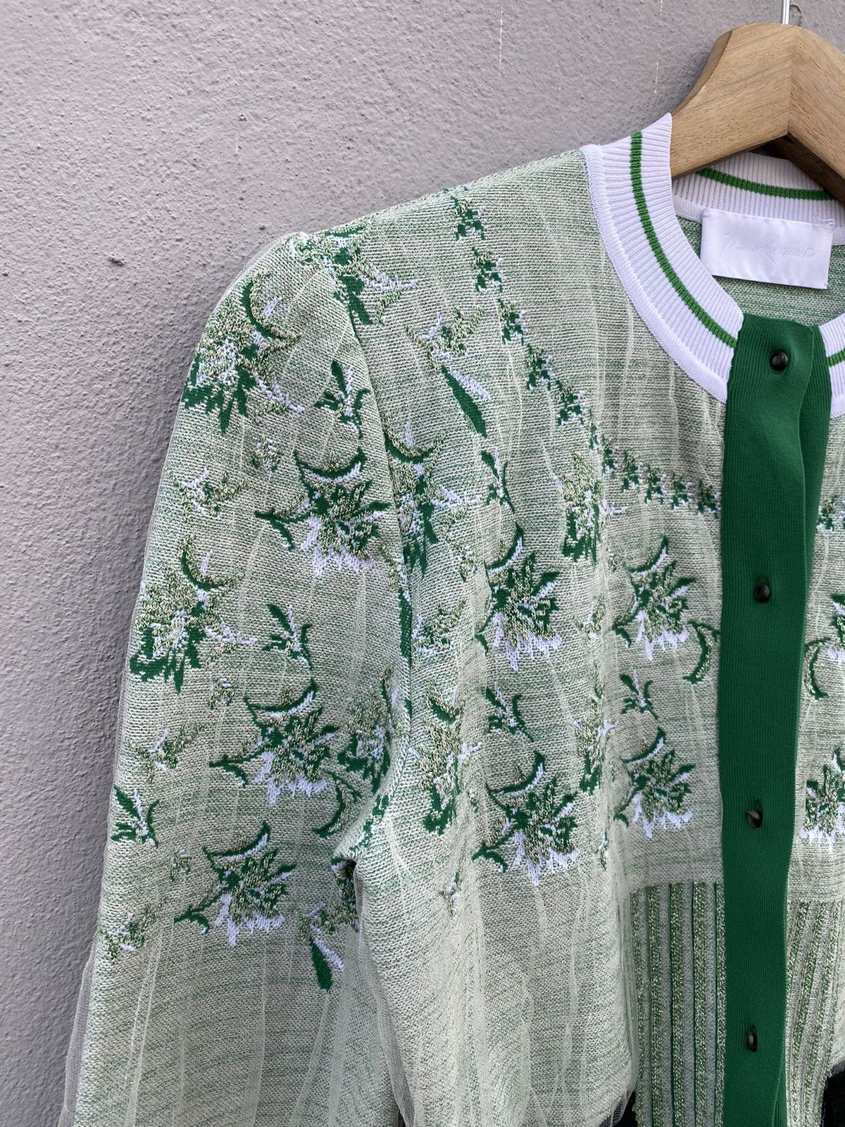 Japanese Brand Mame Kurogouchi Floral Japanese Designer Size S / US 4 / IT 40 - 3 Thumbnail
