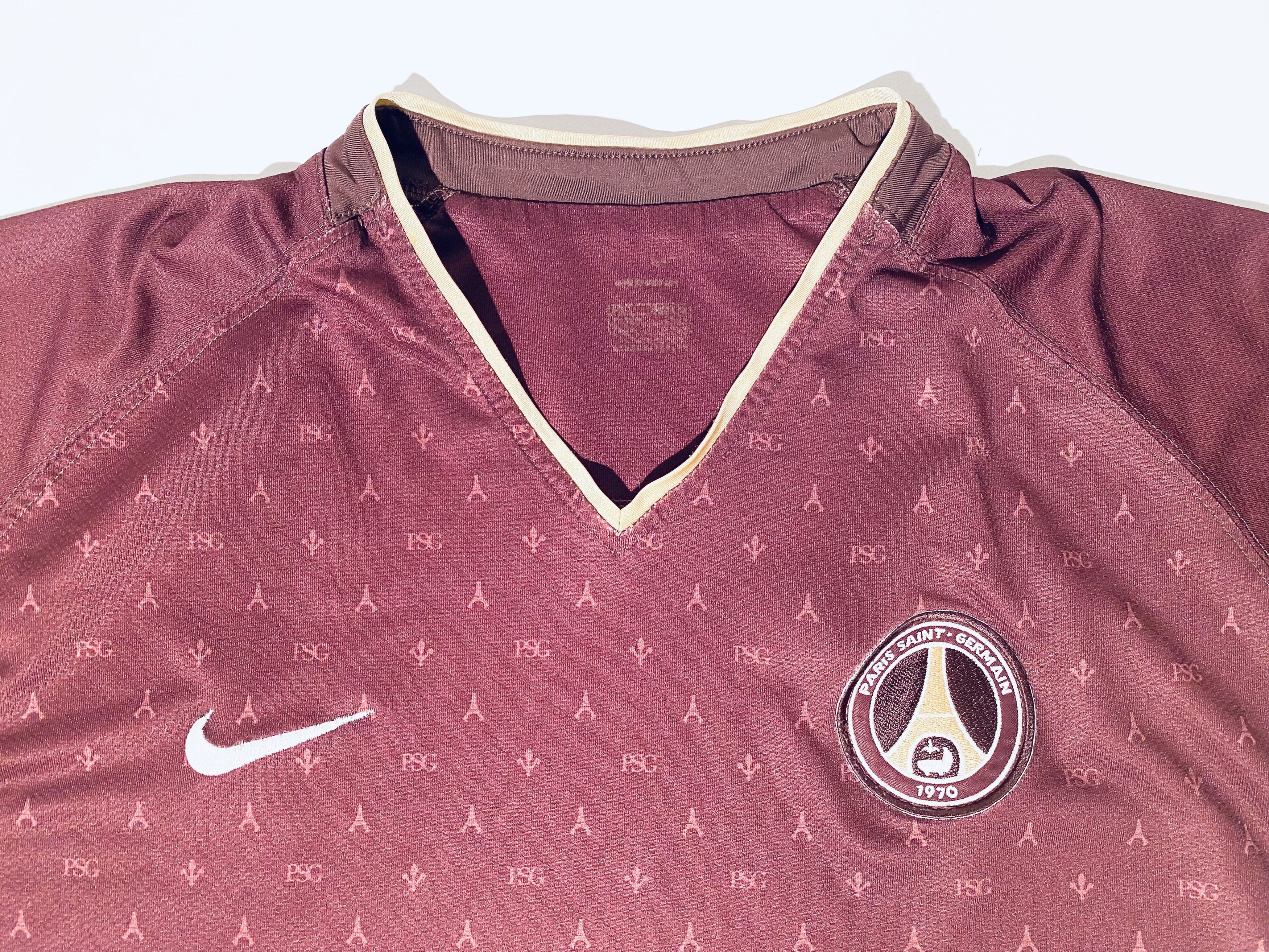 Nike × Vintage Paris Saint-Germain Away Jersey Shirt 2006 - 2007 PSG Size US L / EU 52-54 / 3 - 4 Thumbnail
