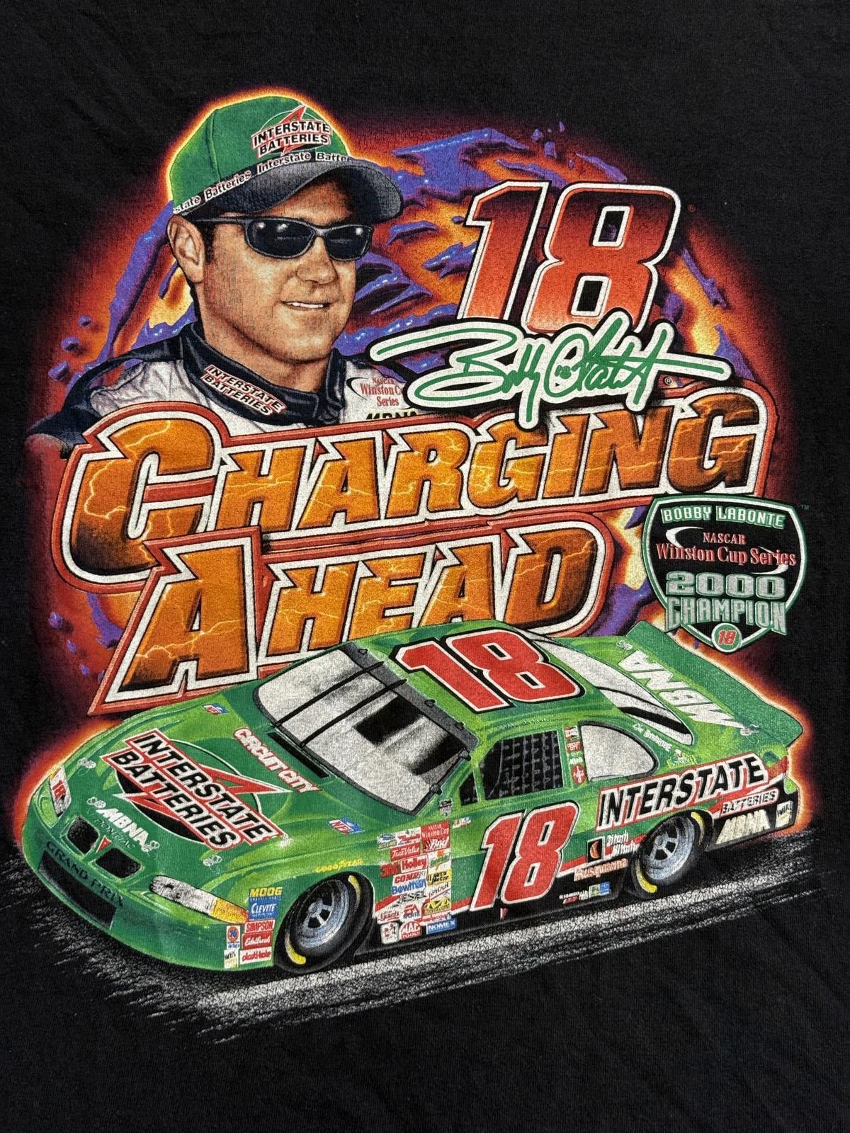 Chase Authentics Vintage Nascar T-shitr Bobby Labonte #18 2000 Winston Champ Size US M / EU 48-50 / 2 - 6 Thumbnail