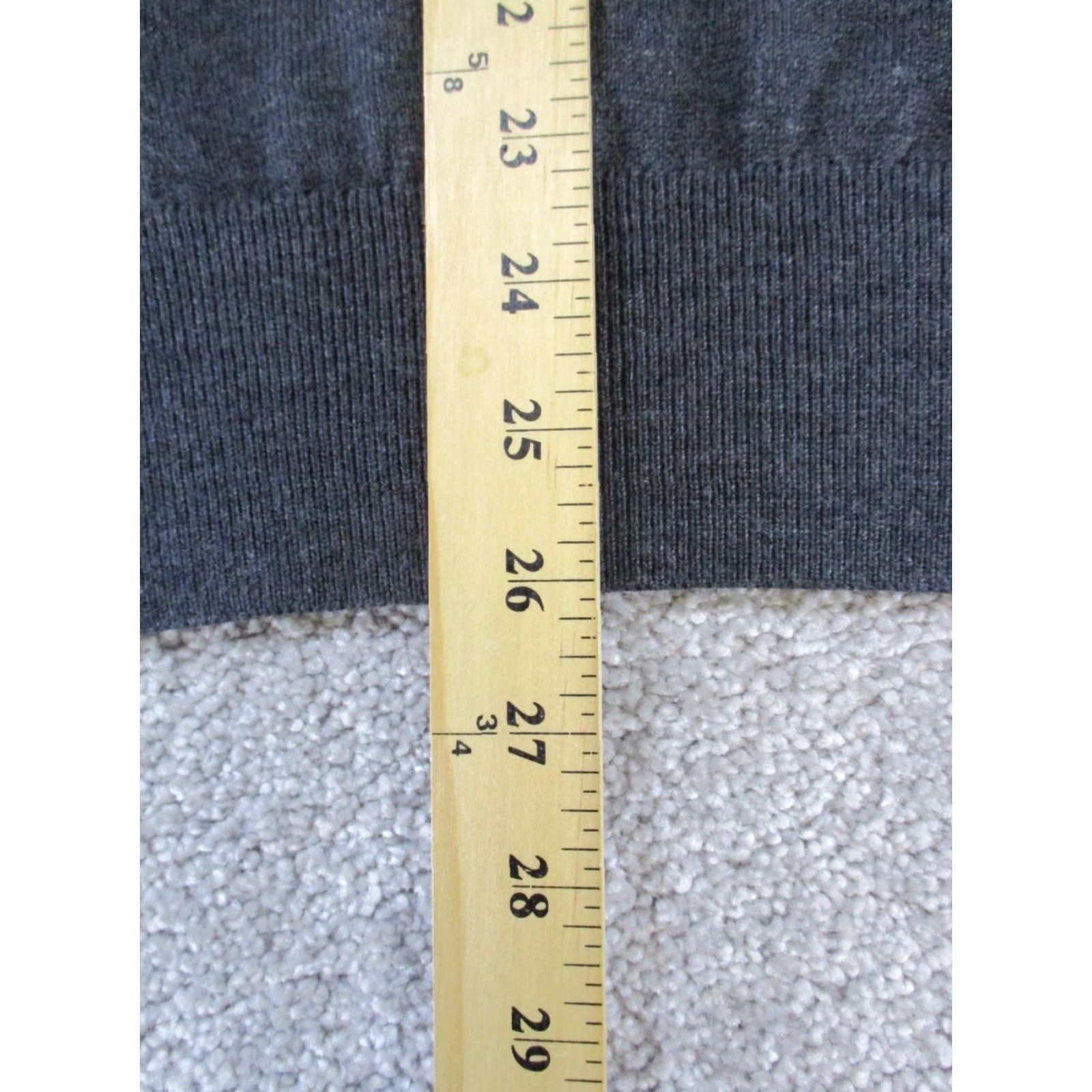 Bonobos VINTAGE Bonobos Sweater Mens XL Gray Knit Wool Pullover Long Sleeve V-Neck Slim Fit Golf Hiking Walking Size US XL / EU 56 / 4 - 8 Thumbnail