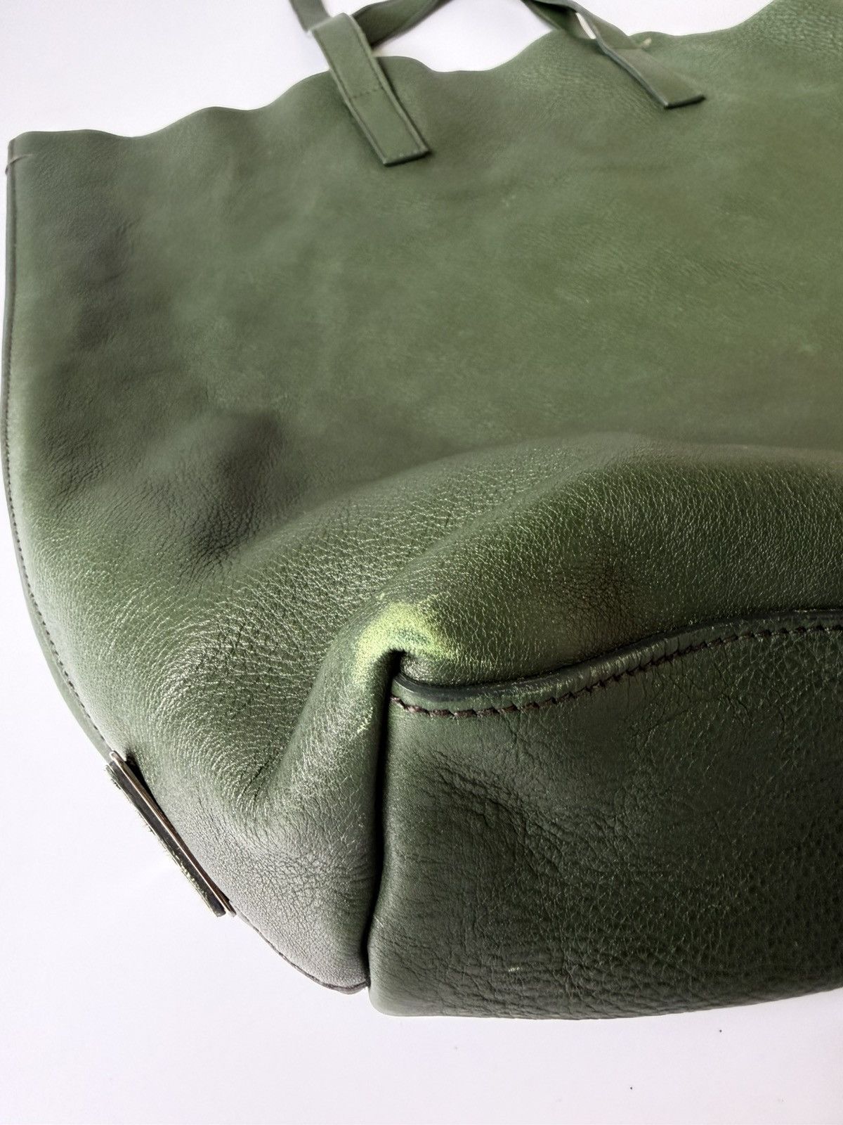 Prada Prada Tufo Scamosciato Leather Unlined XL Tote Bag Size ONE SIZE - 4 Thumbnail