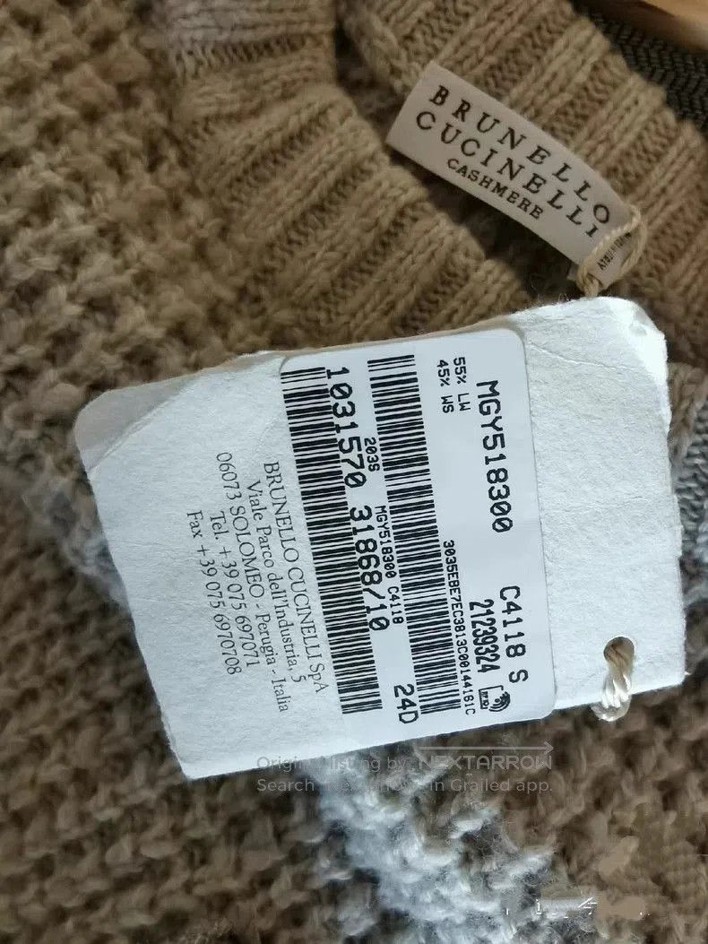 Brunello Cucinelli Brunello Cucinelli Women's Beige Sweater. Size US S / EU 44-46 / 1 - 6 Thumbnail