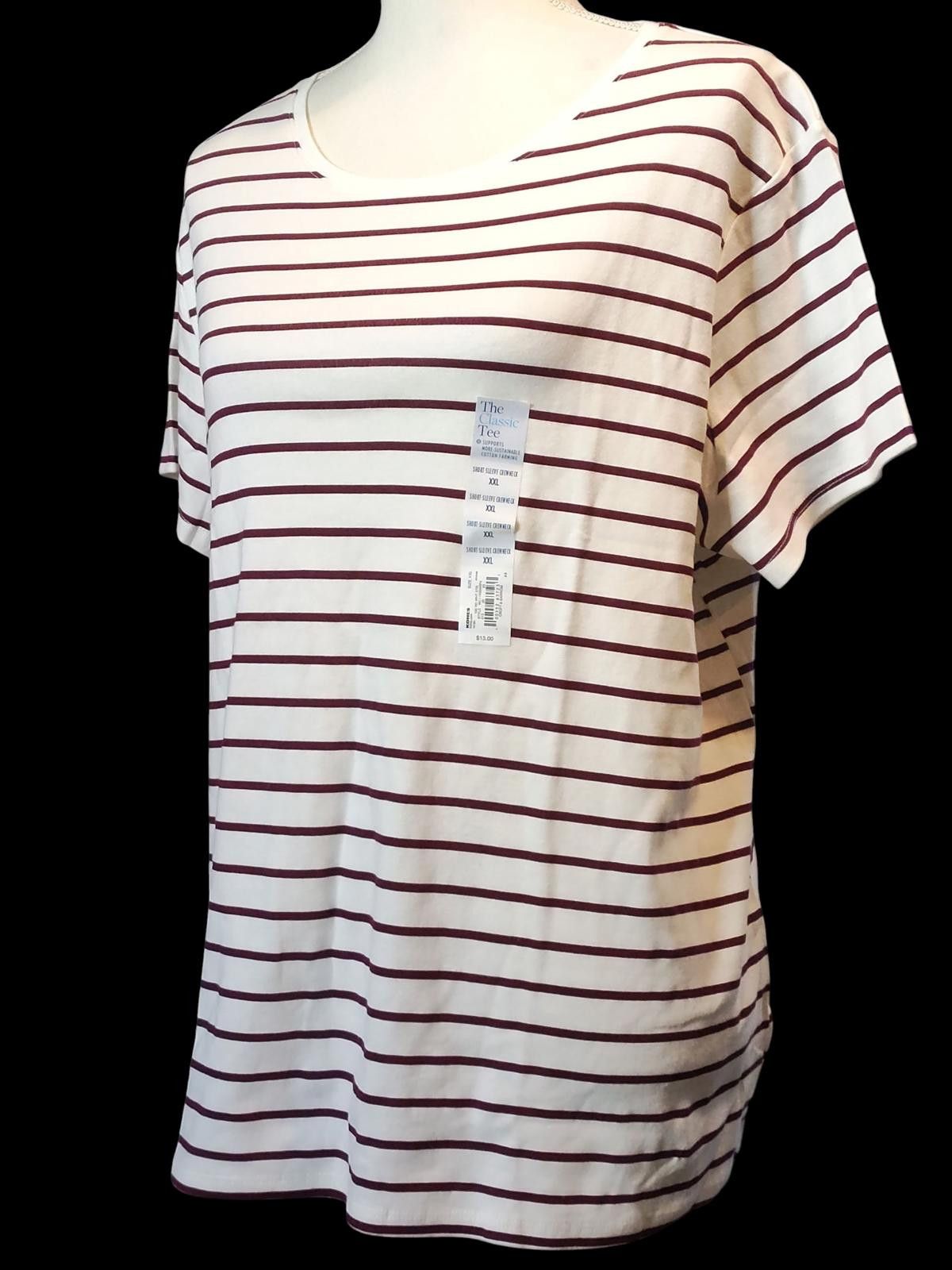 Croft & Barrow Croft & Barrow Women's Classic Short Sleeve Tee Size XXL / US 16-18 / IT 52-54 - 5 Thumbnail