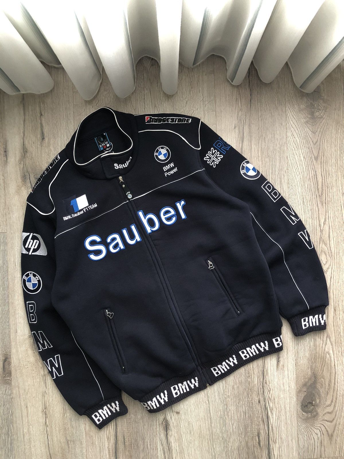 BMW × Racing × Vintage BMW Sauber F1 Racing Track Jacket Vintage | Grailed