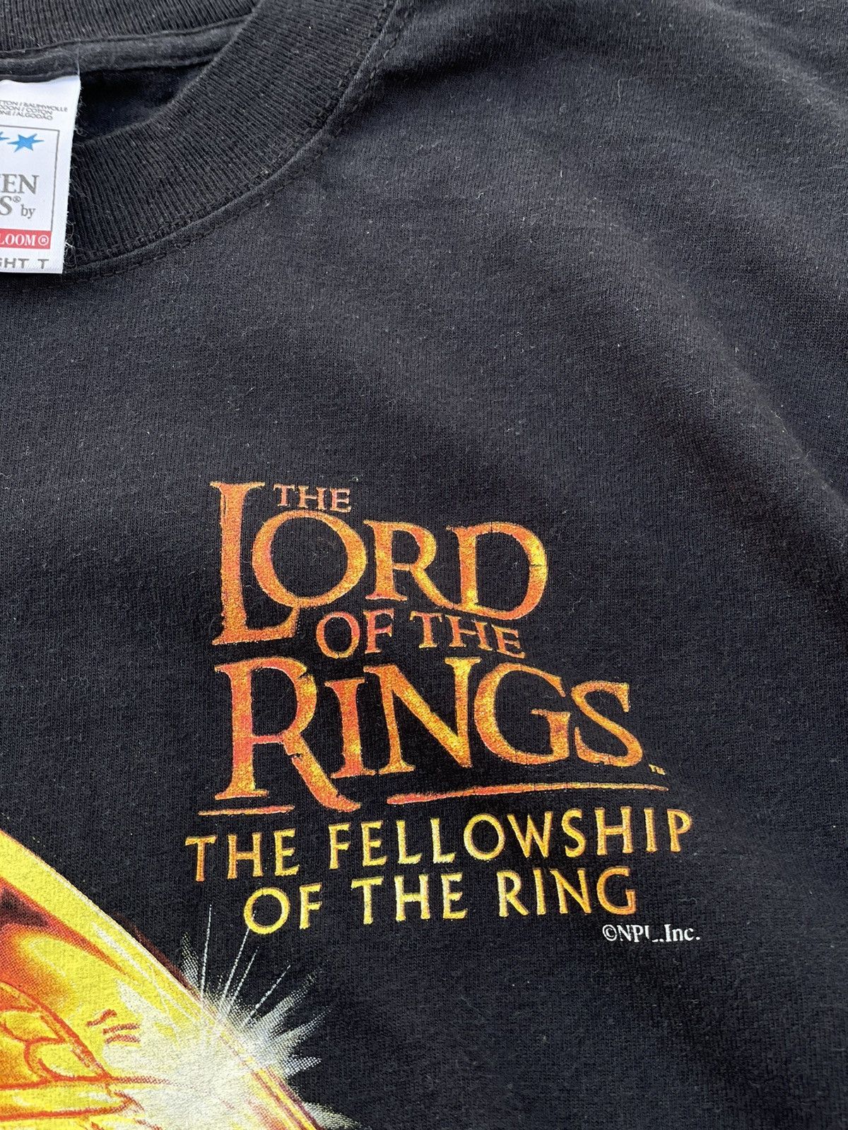 トップス 2001s Vintage The Lord of the Rings Vintage 2001 Lord Of The Rings Promo Tee