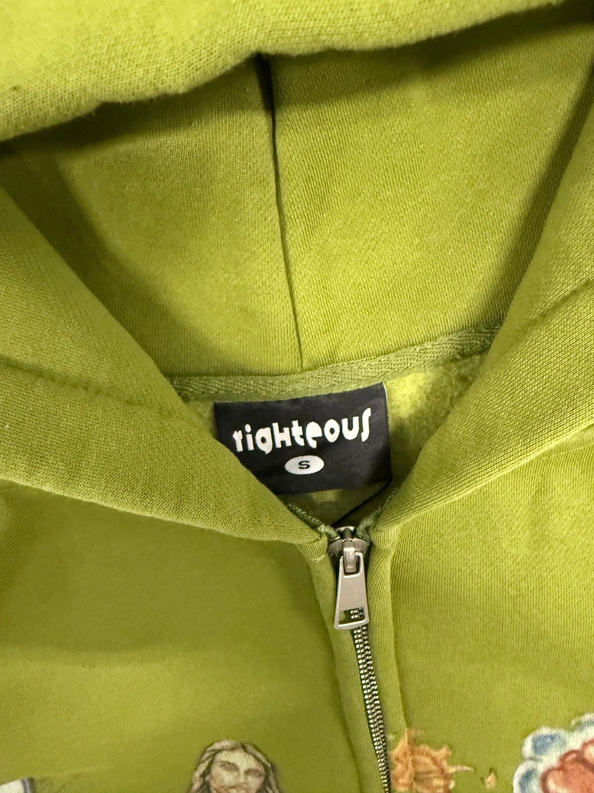 Other We Are Righteous Risen King Green Zip Up Hoodie Large Size US L / EU 52-54 / 3 - 3 Thumbnail