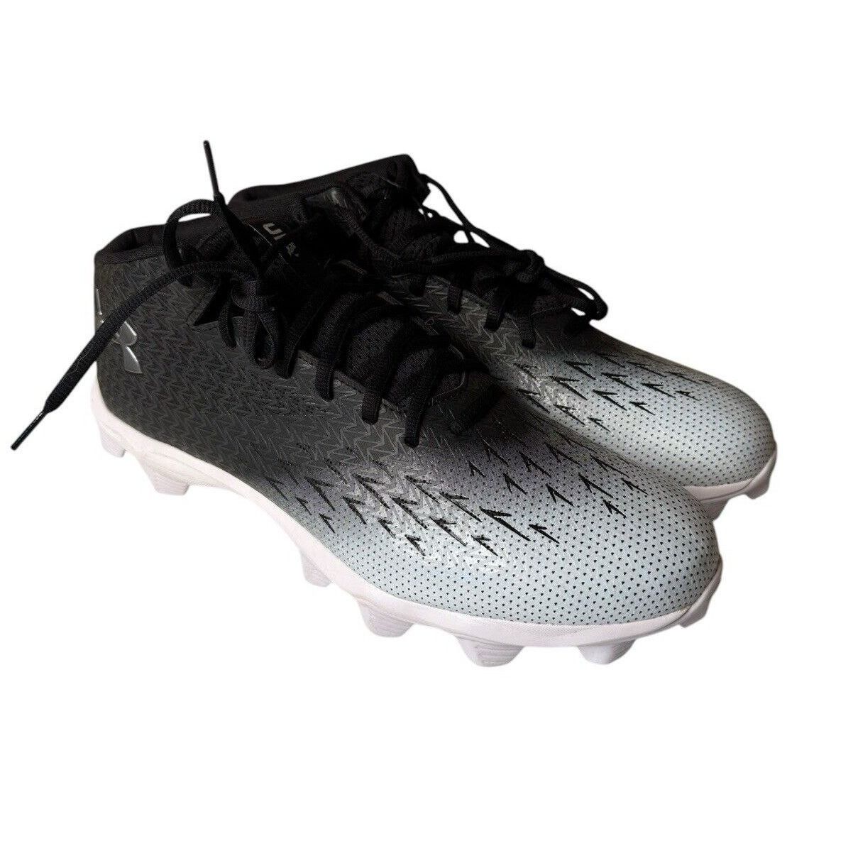 Under Armour Under Armour NEW Spotlight Franchise White Black Cleats Size US 12.5 / EU 45-46 - 1 Thumbnail