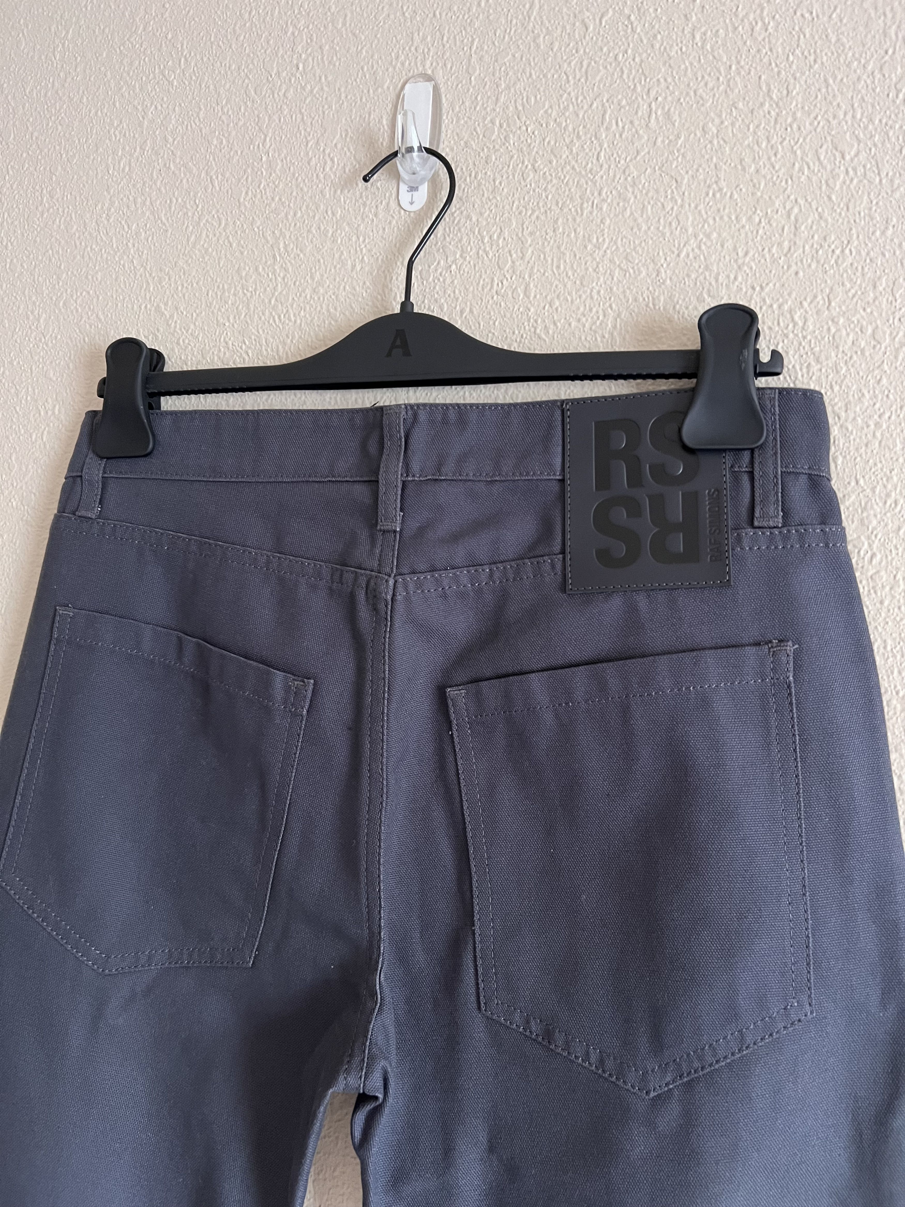 image of Raf Simons Slim Fit Denim In Dark Grey, Men's (Size 30)