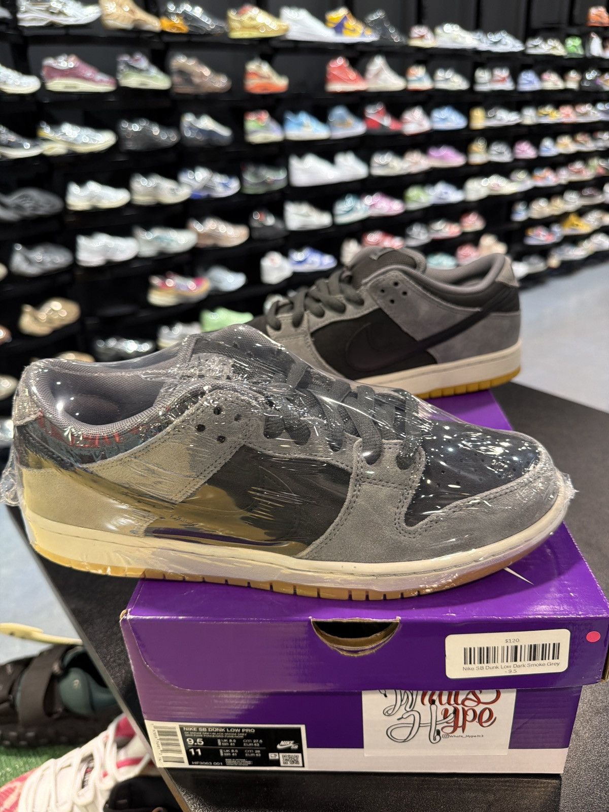 Nike Dunk Low Sb Dark Smoke Size-9.5 Brand New Quick Shipping Size US 9.5 / EU 42-43 - 1 Thumbnail