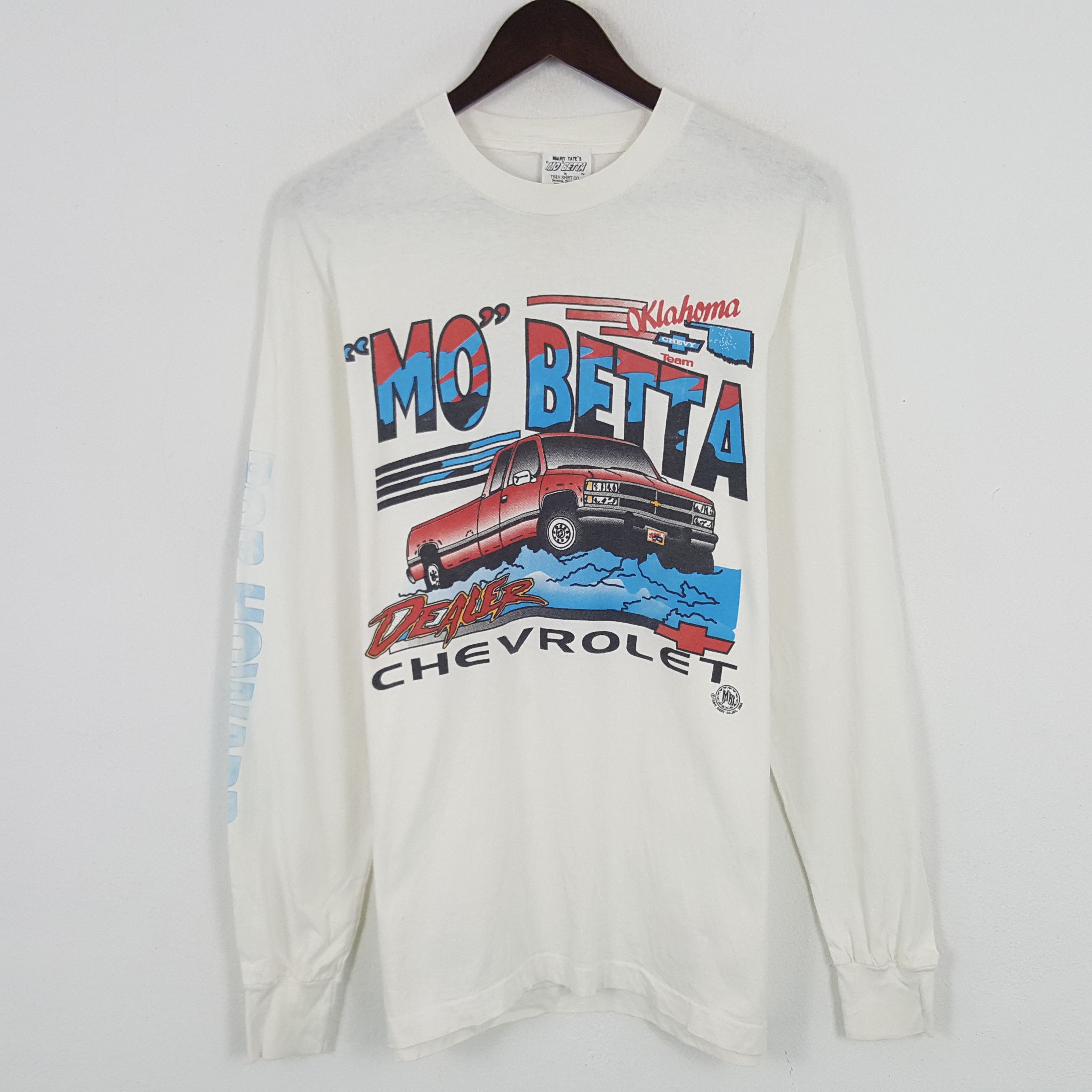 Vintage Vintage Dealer Chevrolet Tshirt Size US L / EU 52-54 / 3 - 1 Thumbnail