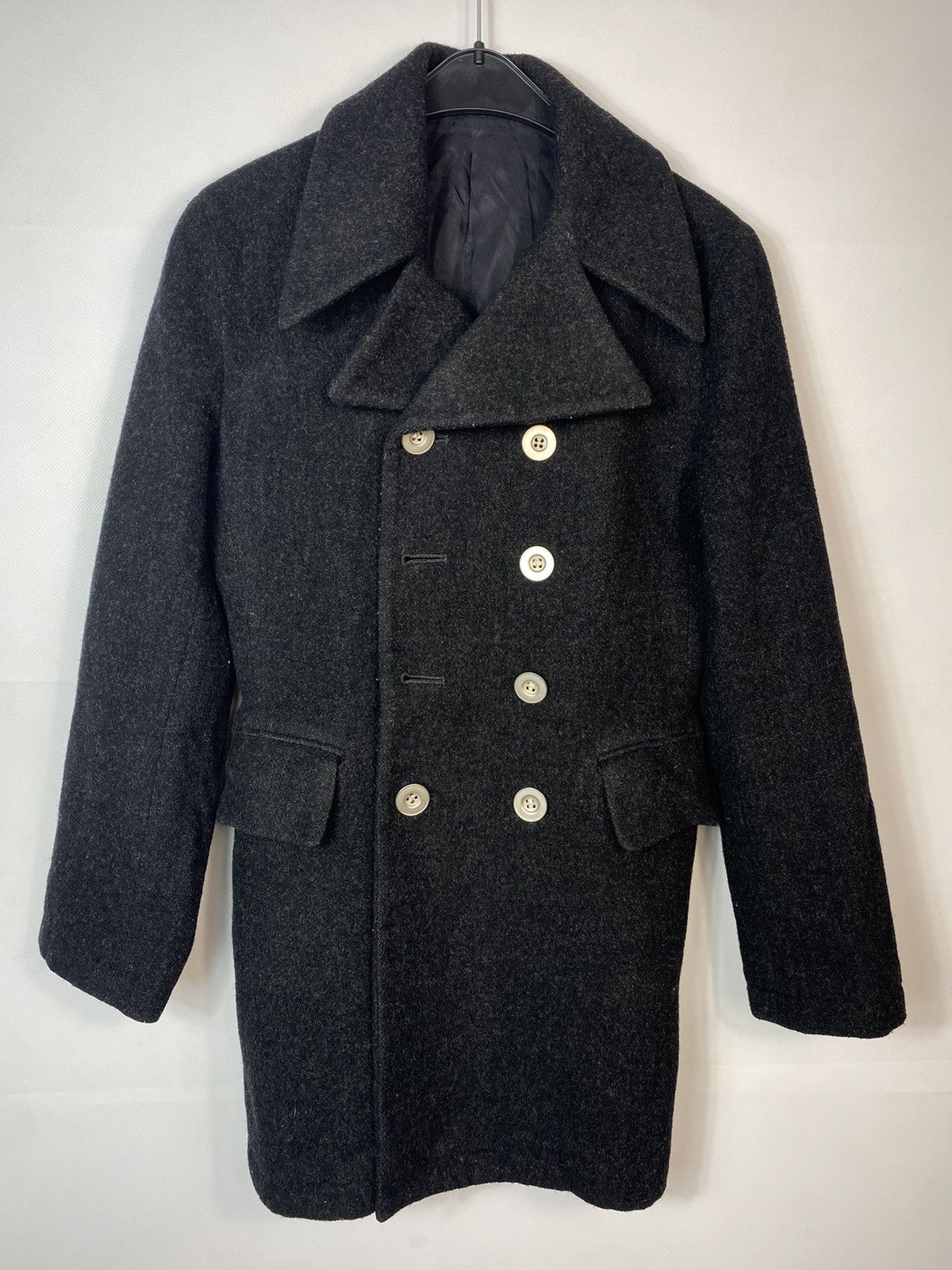 image of Archival Clothing x Avant Garde Composition Sur Etiquette Annexe Japan Wool Flandre Club in Dark Ch