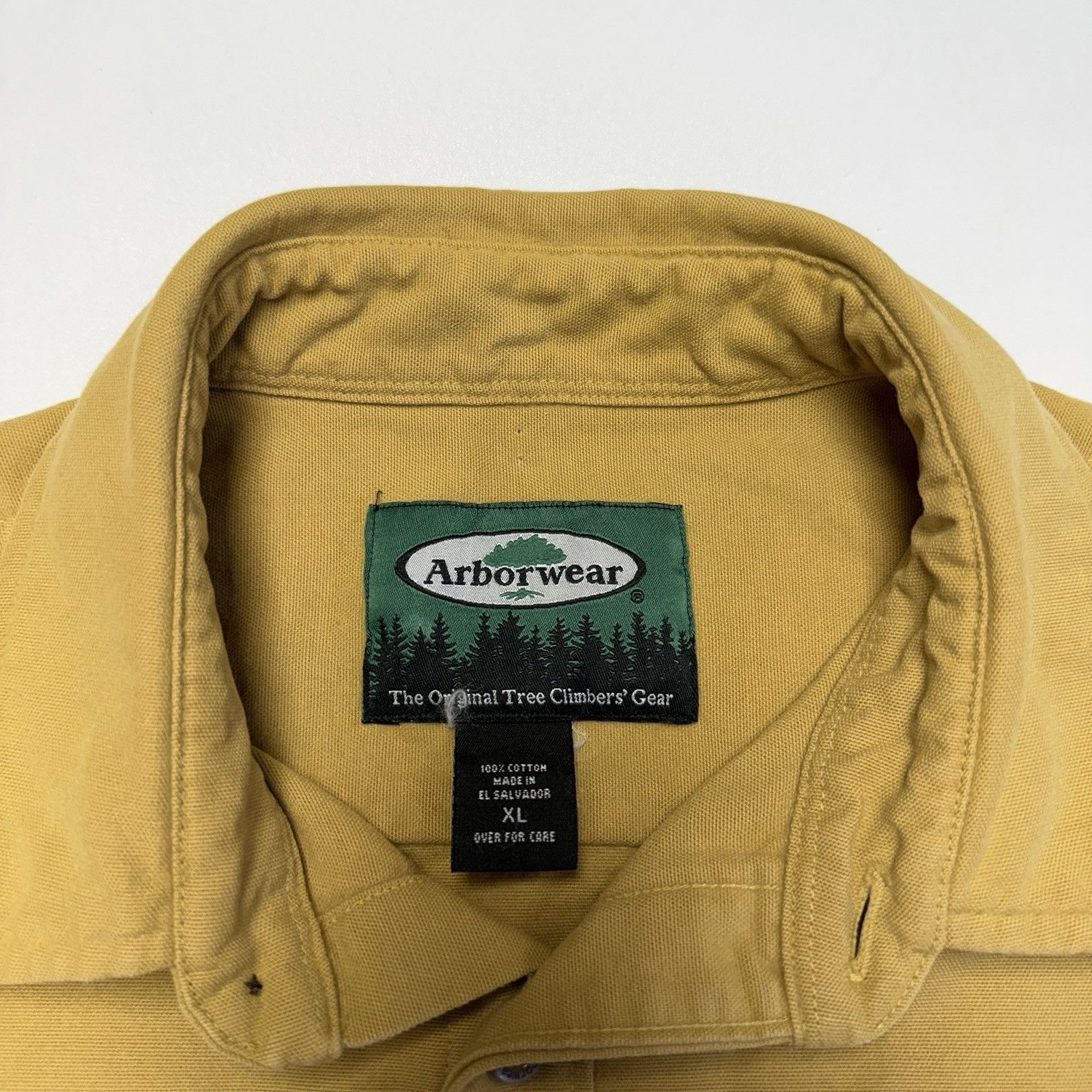 Vintage Arborwear Button Up Shirt Mens XL Long Sleeve Tree Climbers Size US XL / EU 56 / 4 - 11 Thumbnail