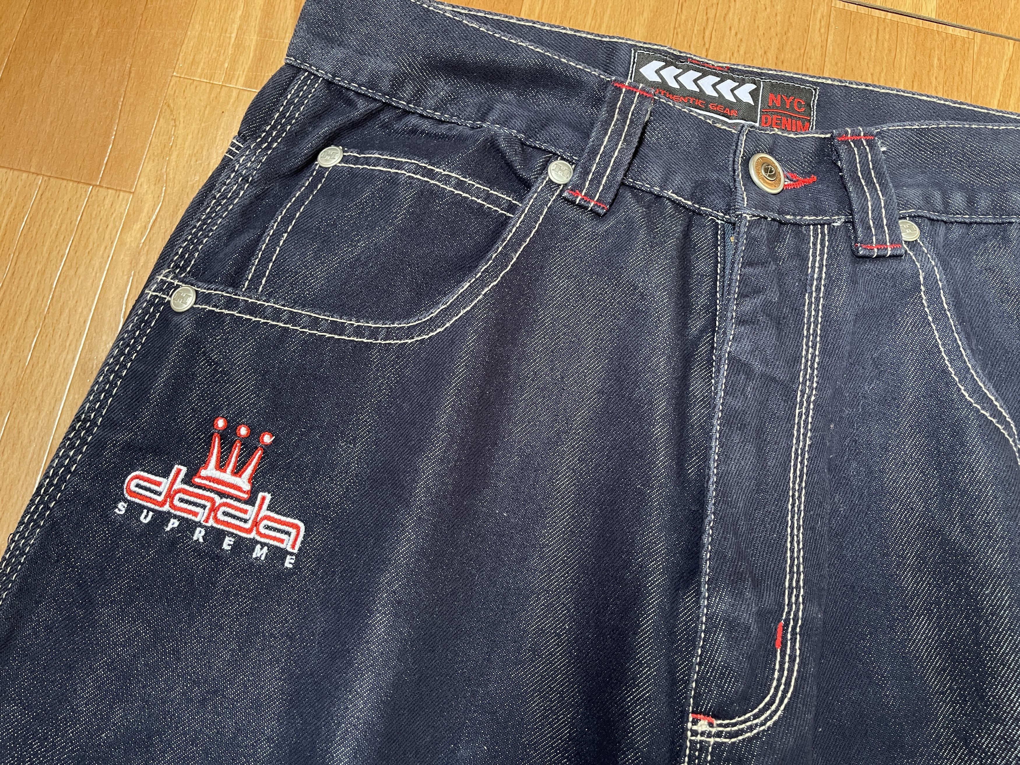 Damani Dada Damani Dada jeans, vintage baggy jeans, 90s hip hop size 26 Size US 26 / EU 42 - 8 Thumbnail