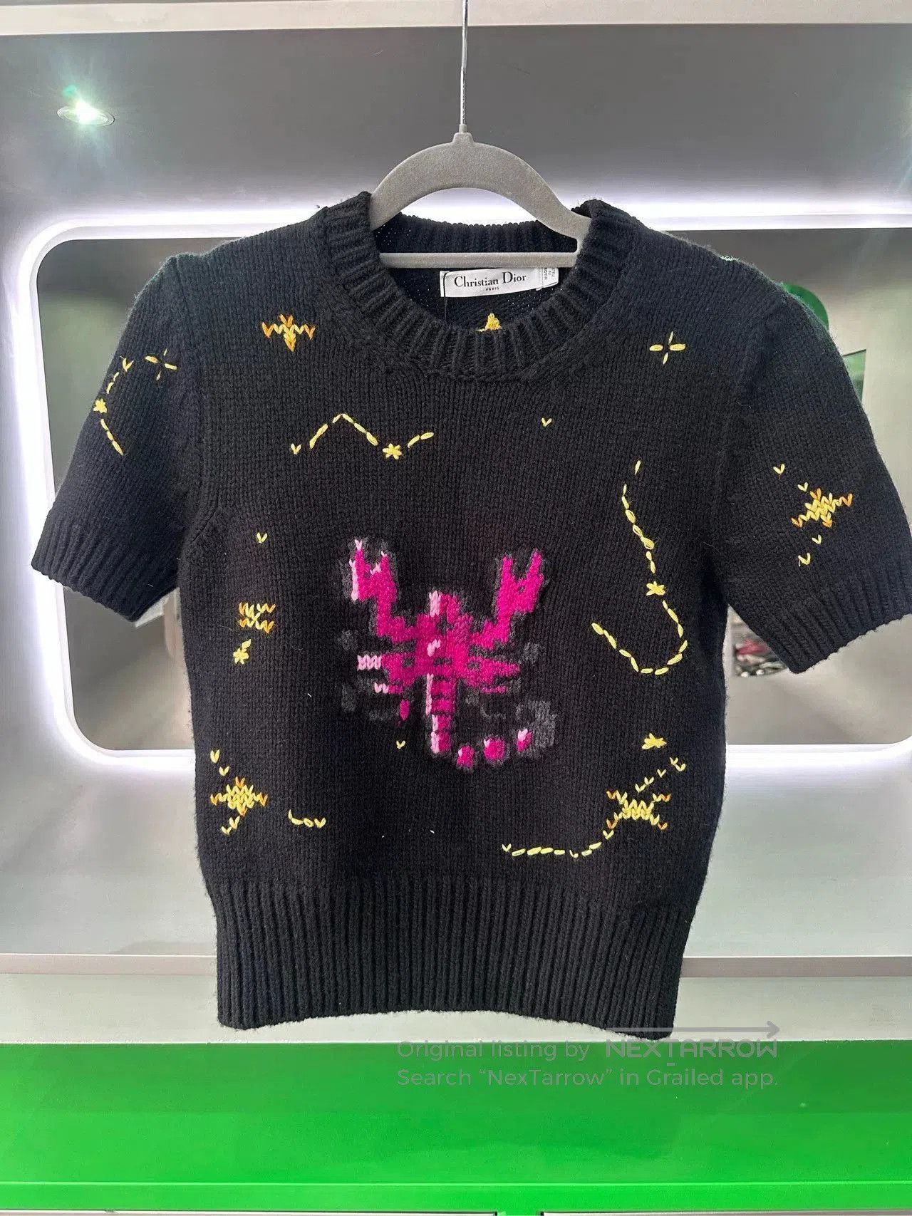 Dior dior fw22 scorpio pattern short sleeve sweater. Size US S / EU 44-46 / 1 - 2 Thumbnail