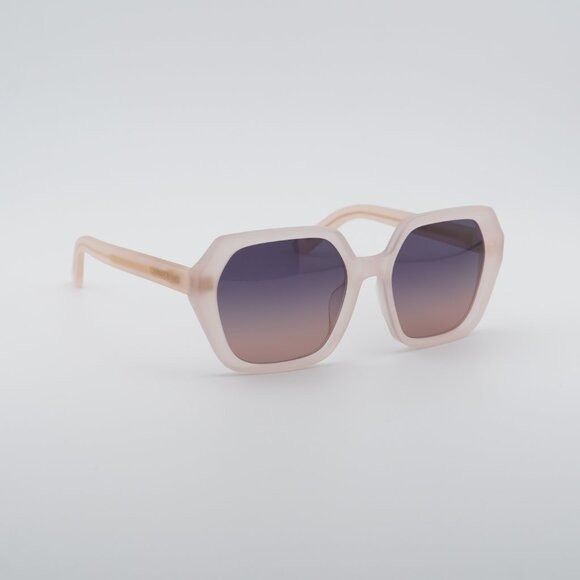 Dior Dior DIORMIDNIGHT S2F 41F1 Sunglasses Matte Pink Square Size ONE SIZE - 4 Thumbnail