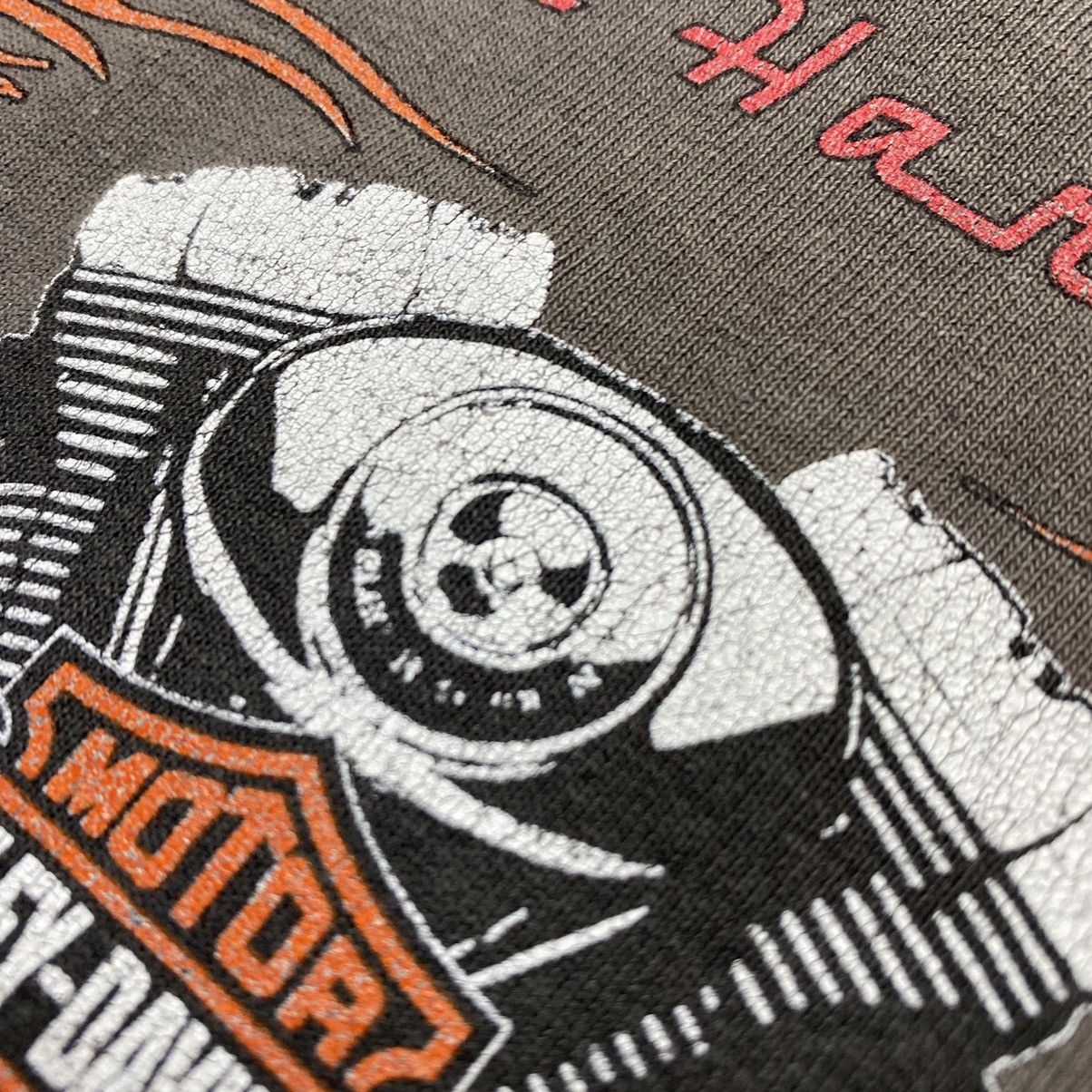 Band Tees Vintage Harley Davidson Big Centre Logo Motorcycle tee Size US XL / EU 56 / 4 - 14 Thumbnail