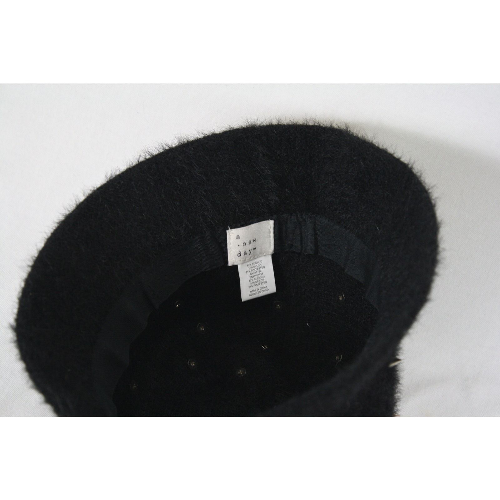 Handmade × Vintage Custom Made 1/1 Faux Fur Spiked Goth Punk Bucket Hat Small Size ONE SIZE - 7 Thumbnail