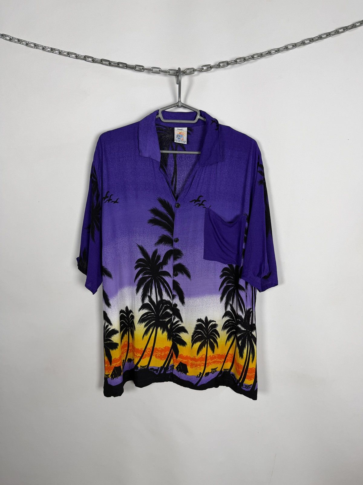 Other Hawaiian Short Sleeve Shirt Button Up Palm Hawaii Rayon XXL Size US XXL / EU 58 / 5 - 1 Thumbnail