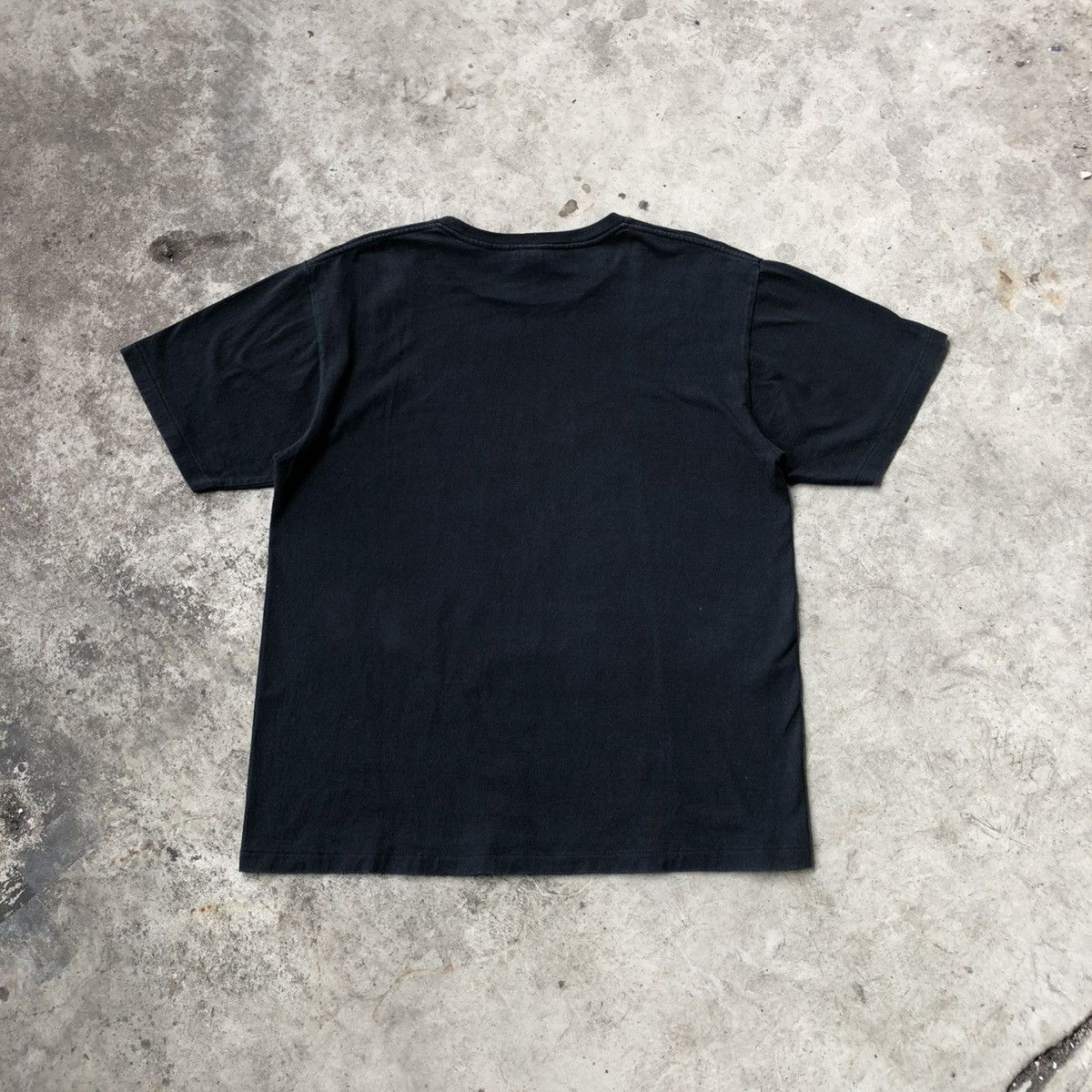 A Bathing Ape City Head Camo Black Big Logo Tee Bape