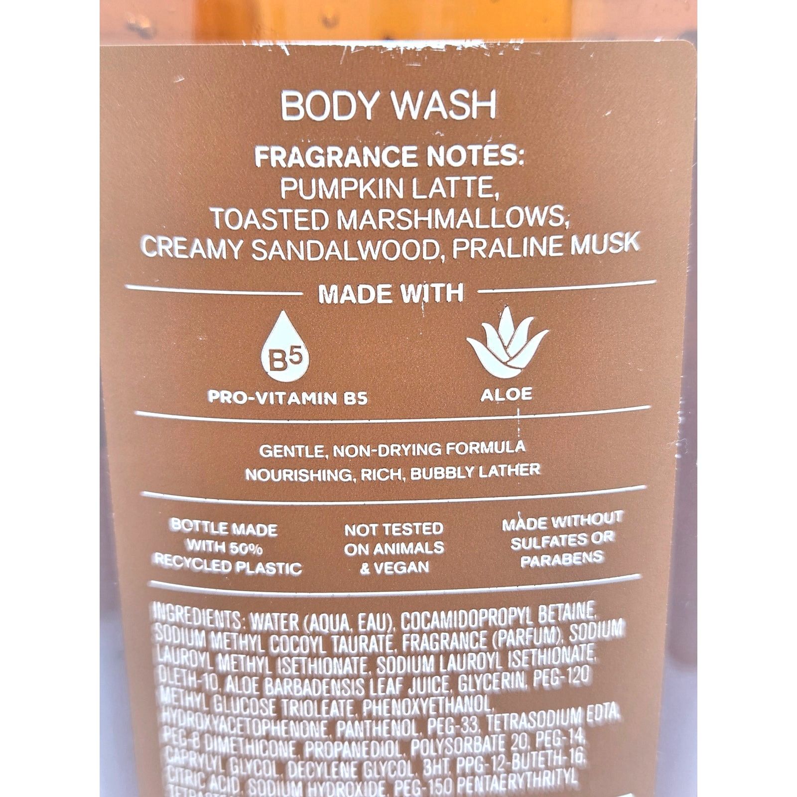 Other NEW Bath & Body Works Marshmallow Pumpkin Latte Body Wash Size ONE SIZE - 3 Thumbnail