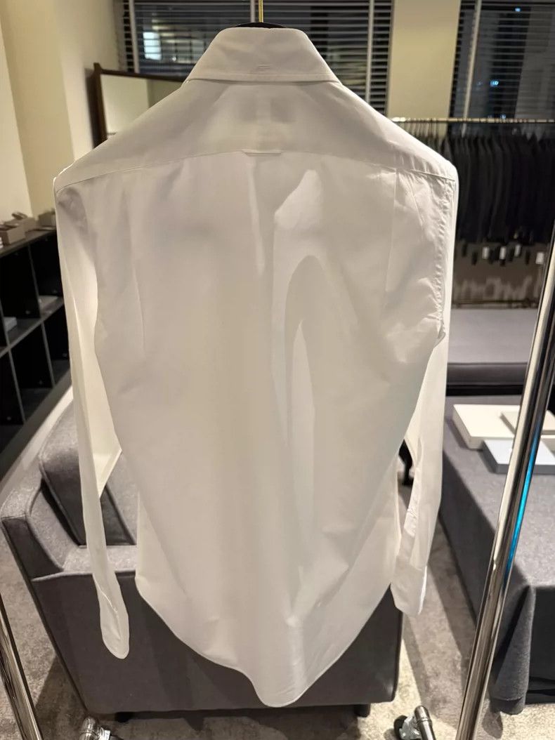 Thom Browne Thom browne Classic three-color logo shirt with door flap 2 Size US S / EU 44-46 / 1 - 2 Thumbnail
