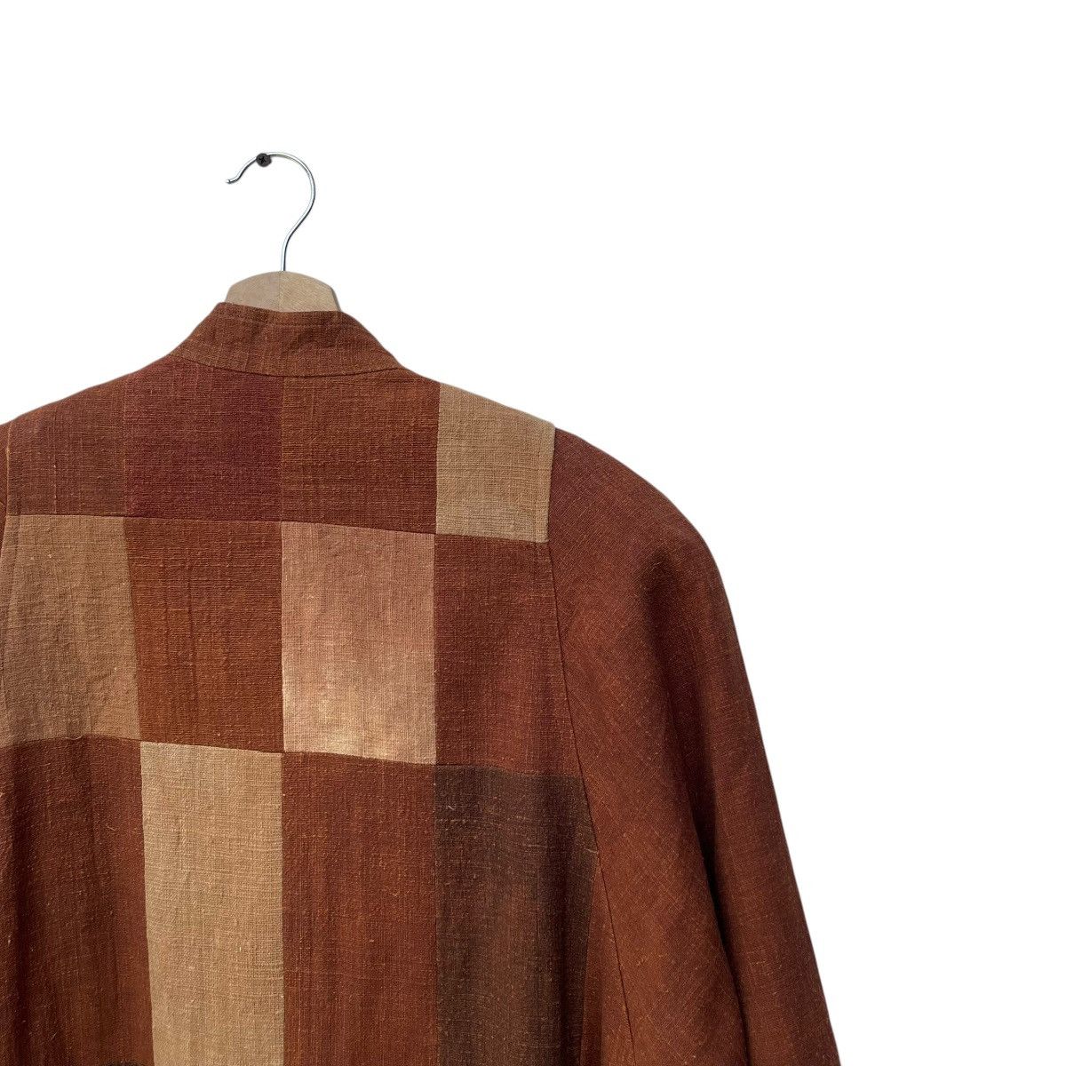 Issey Miyake × Japanese Brand × Vintage Vintage 90s Japanese Brand Patchwork Jacket Size M / US 6-8 / IT 42-44 - 10 Thumbnail