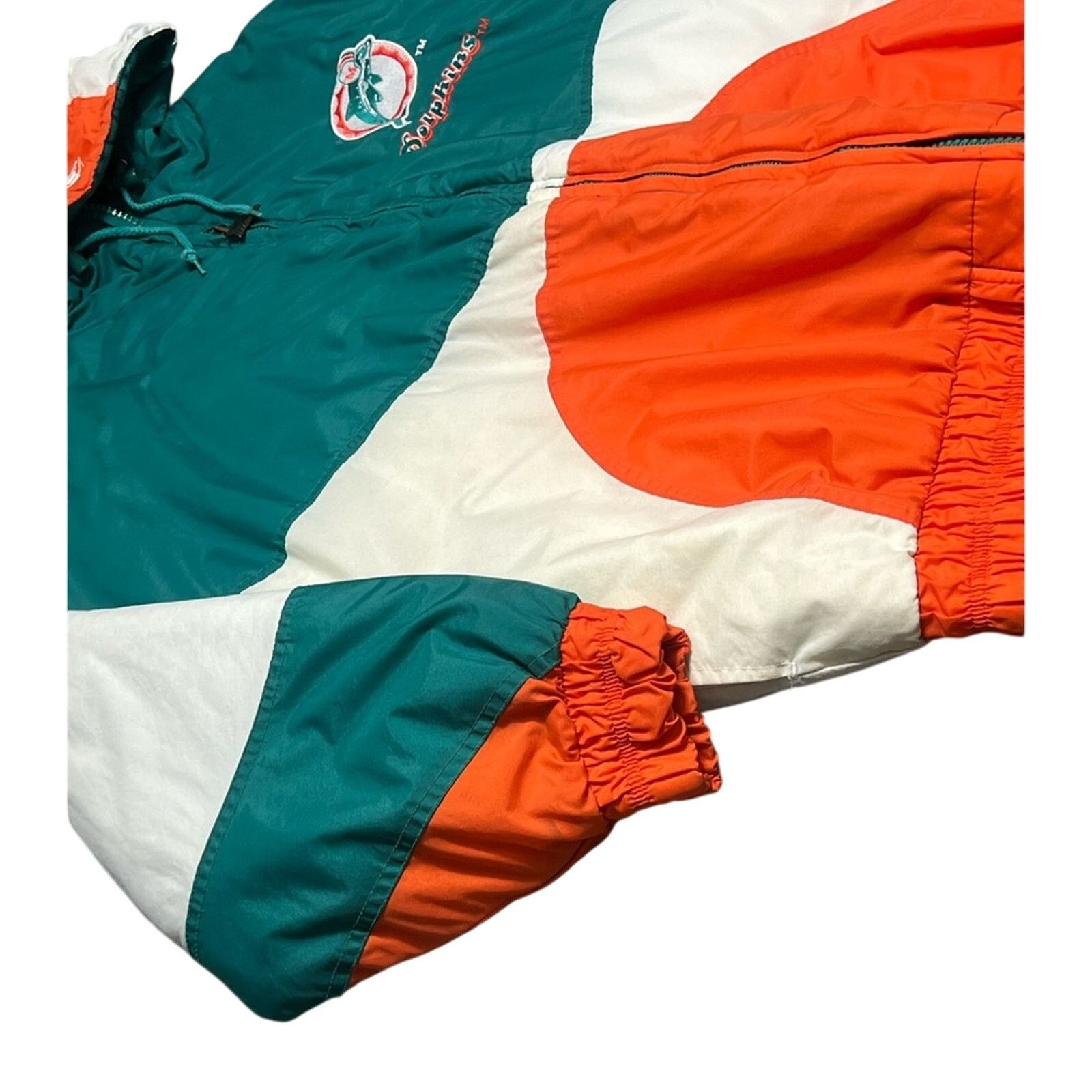 Logo Athletic VTG 90s Miami Dolphins Pro Line Logo Athletic Puffer Jacket Size US L / EU 52-54 / 3 - 4 Thumbnail