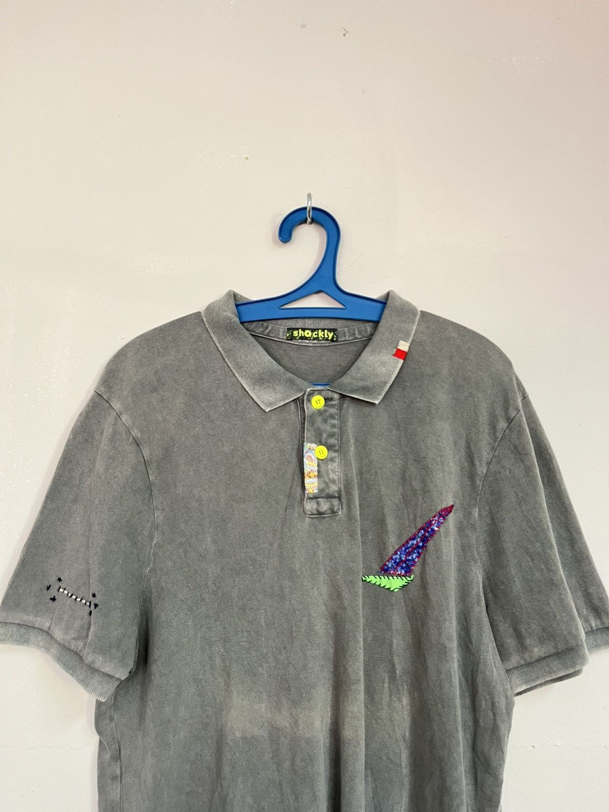 Japanese Brand 💥Fast Sales💥 Shockly Reconstructed Polo Tee Size US L / EU 52-54 / 3 - 2 Thumbnail