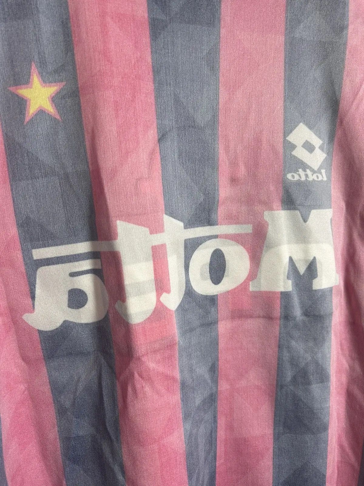 Lotto Sport Vintage Lotto AC Milan 1993/94 Home Kit Reworked L/S Jersey Size US M / EU 48-50 / 2 - 9 Thumbnail