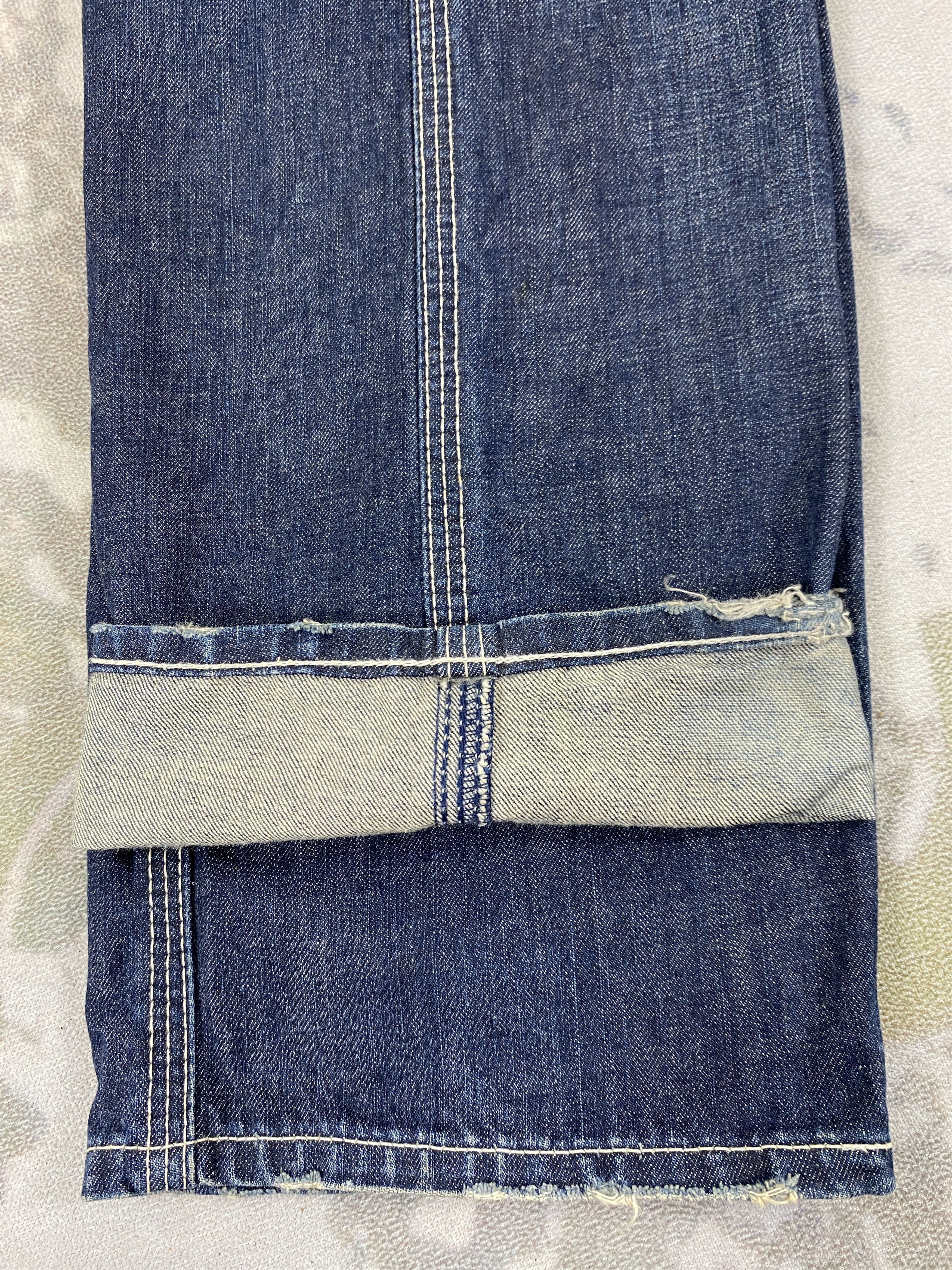 Vintage Levis Faded Blue Jeans 34x32 Denim- JN3812