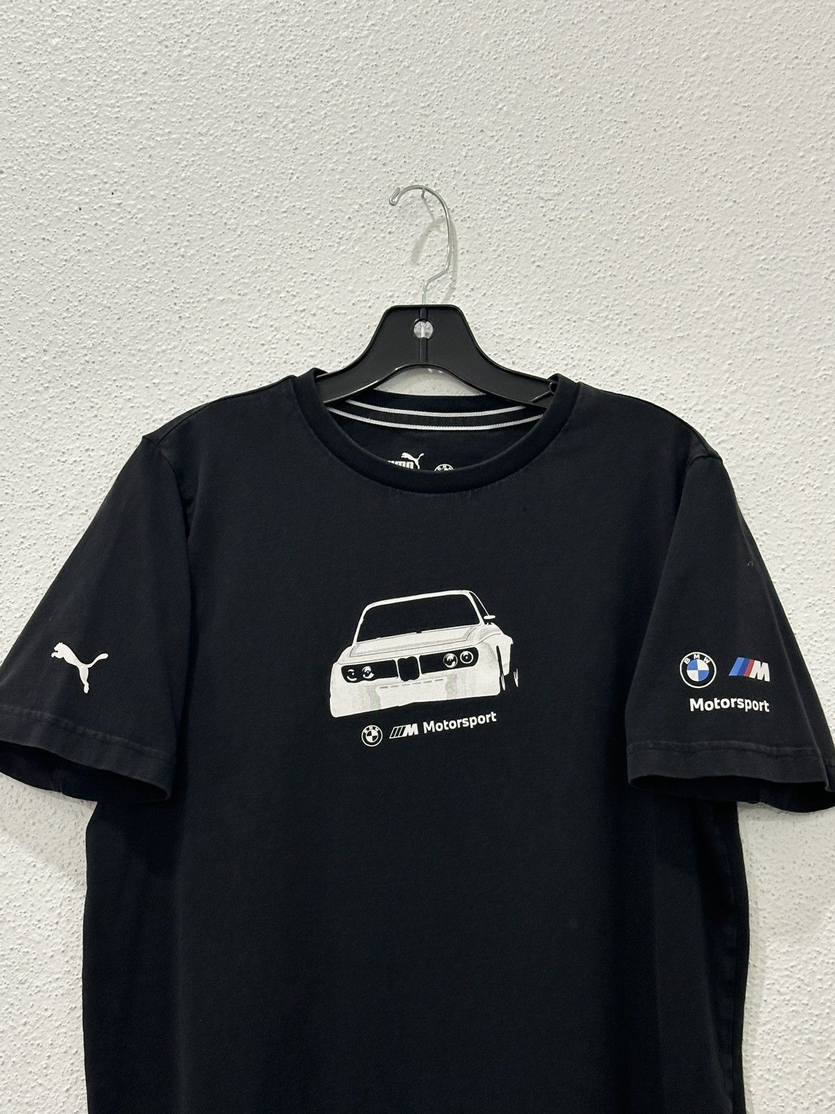 BMW × Puma PUMA x BMW M3 Motorsport MMS Essential Car T-Shirt Medium Size US M / EU 48-50 / 2 - 1 Thumbnail