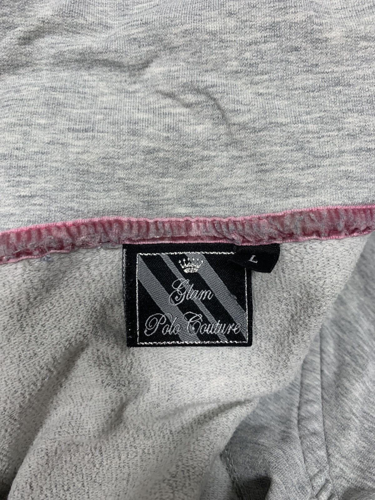 If Six Was Nine × Vintage VINTAGE Y2K GLAMOUR ZIP HOODIE Size L / US 10 / IT 46 - 10 Thumbnail