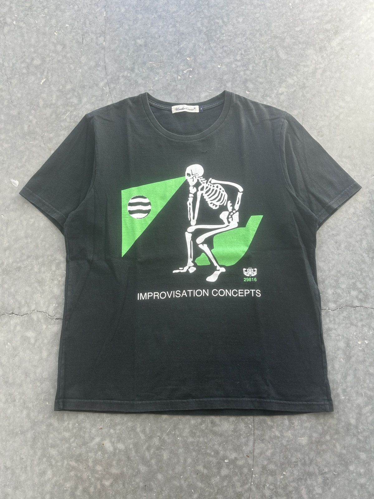 Japanese Brand × Undercover SS17 Undercover Improvisation Concepts Skeleton Tee Size US M / EU 48-50 / 2 - 2 Thumbnail