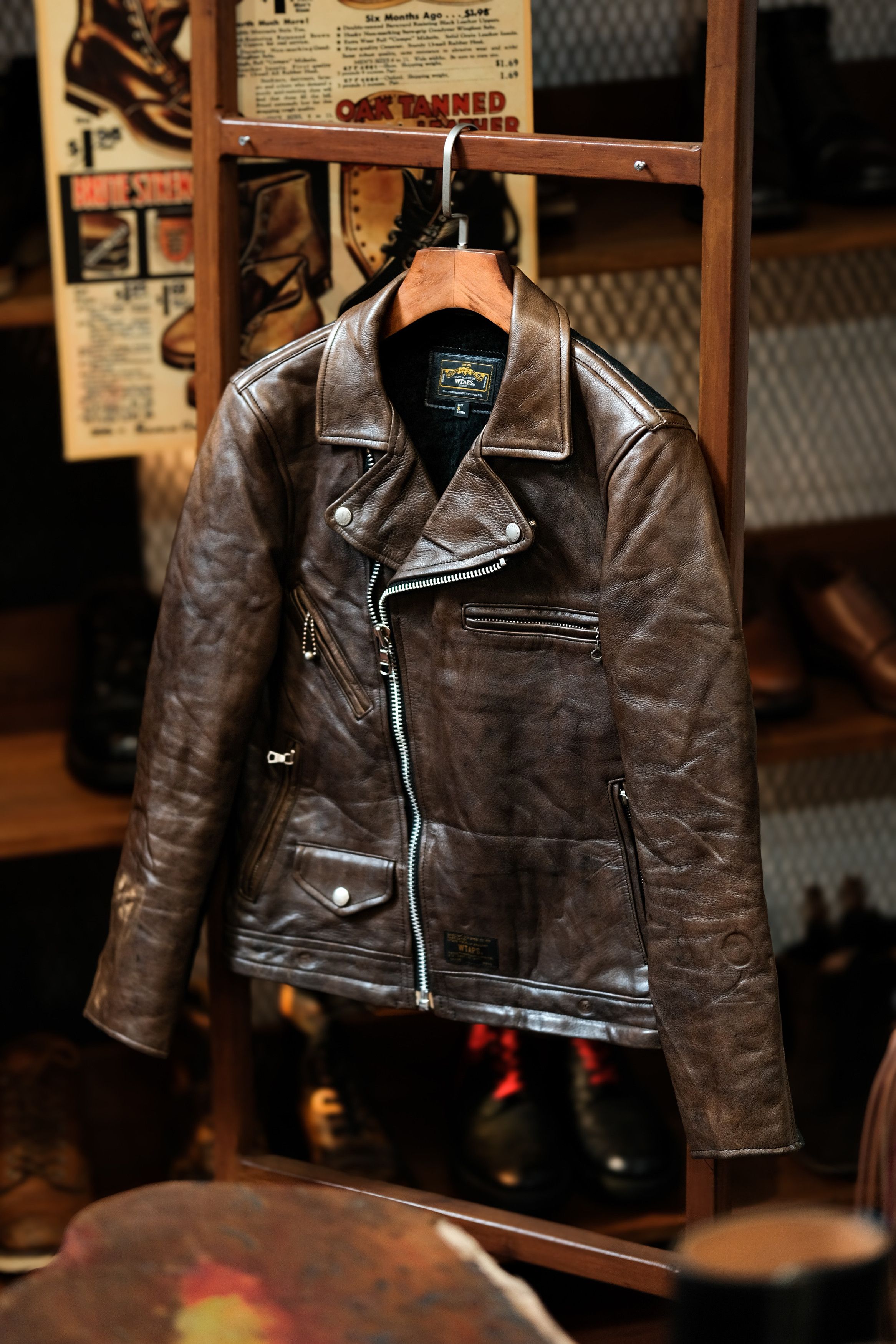 Wtaps WTAP Riders Cowhide Leather Jacket Original Made in Japan Size US S / EU 44-46 / 1 - 7 Thumbnail