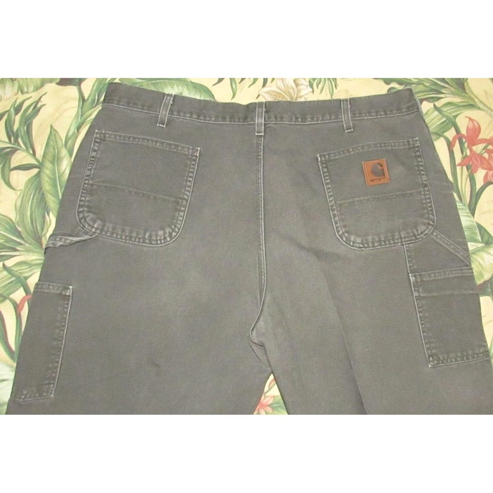 Carhartt Vtg Carhartt B 11 Moss Green Carpenter Pants 42 x 32 Mens Carpenter Regular 42x32 Green Size US 42 / EU 58 - 4 Thumbnail