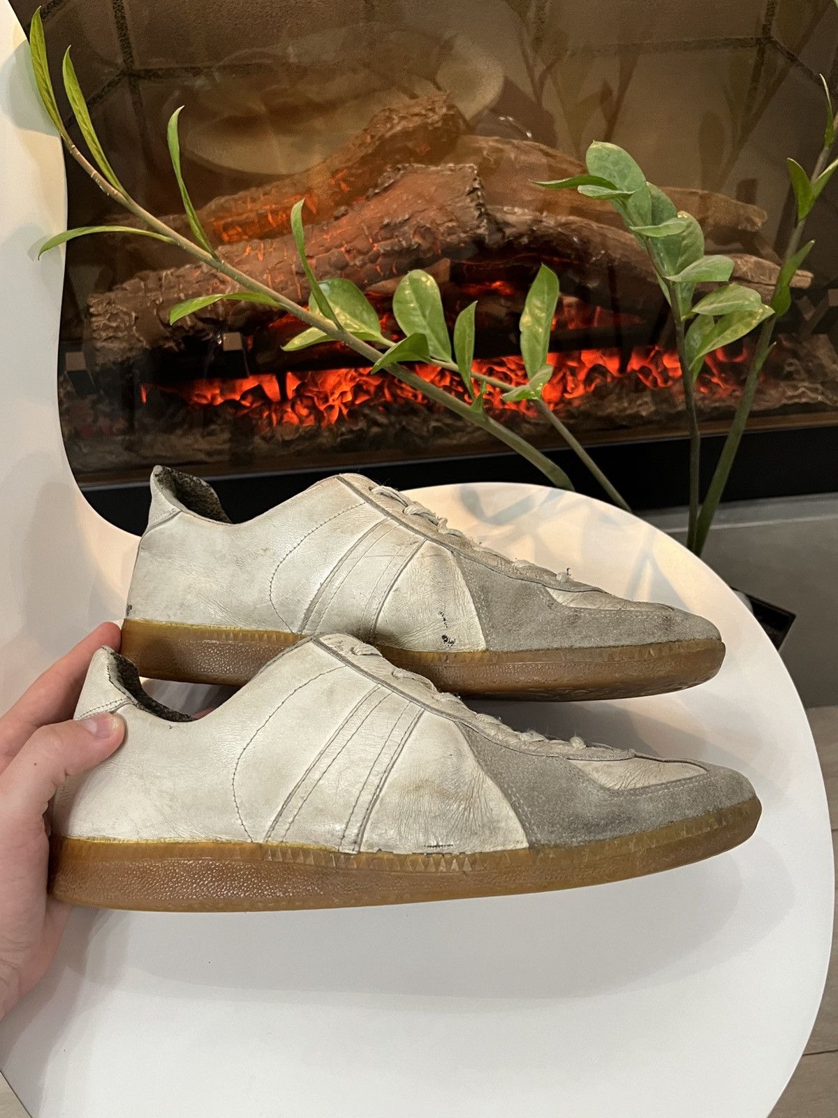 Vintage 🔥THRASHED BW SPORT GAT ARMY SNEAKERS MARGIELA REPLICA VIBE Size US 9.5 / EU 42-43 - 11 Thumbnail